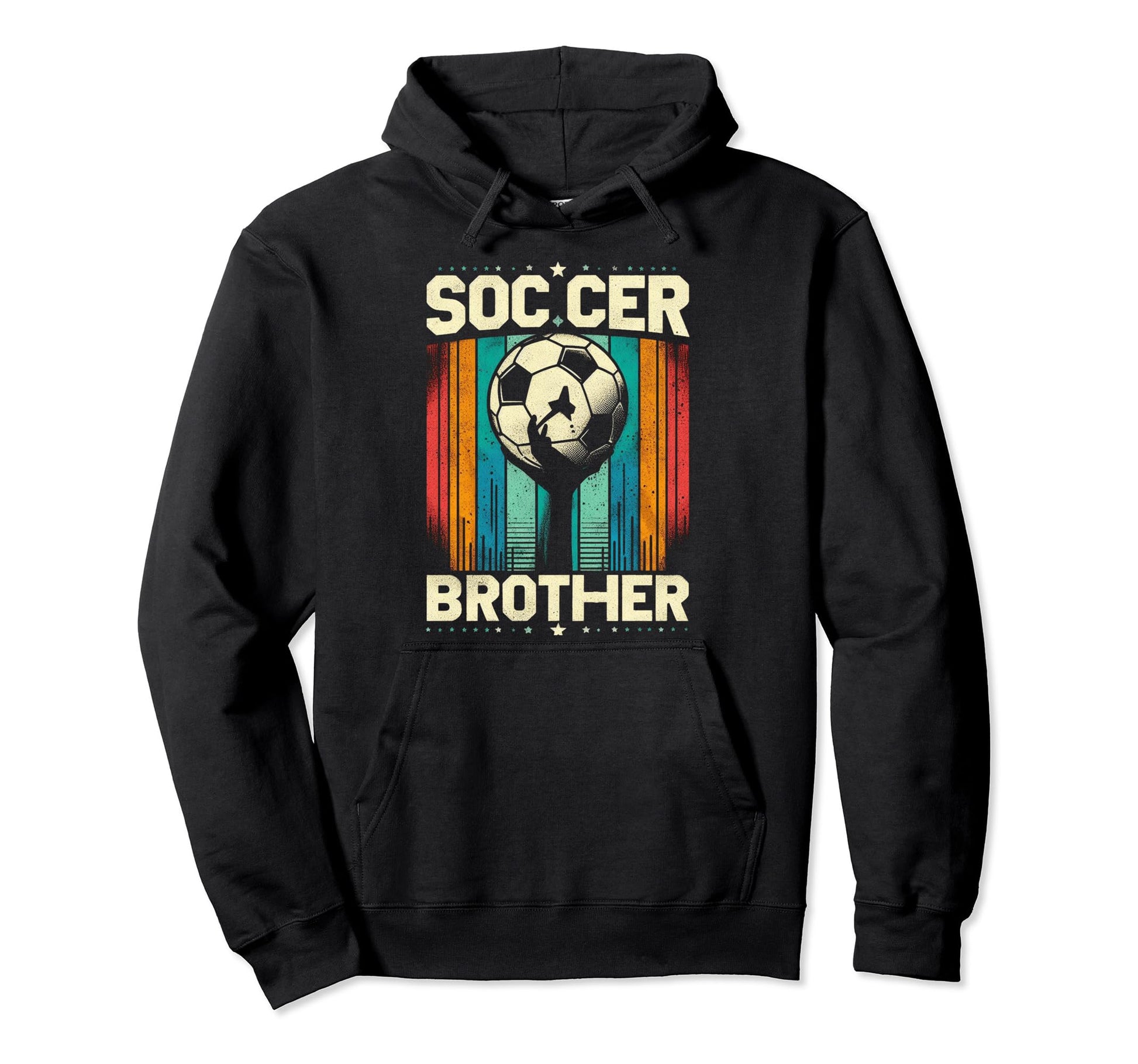 Soccer Brother Family Matching Team Hoodie - Minimalist Print for Adults - T-Shirt, Sweatshirt, Hoodie