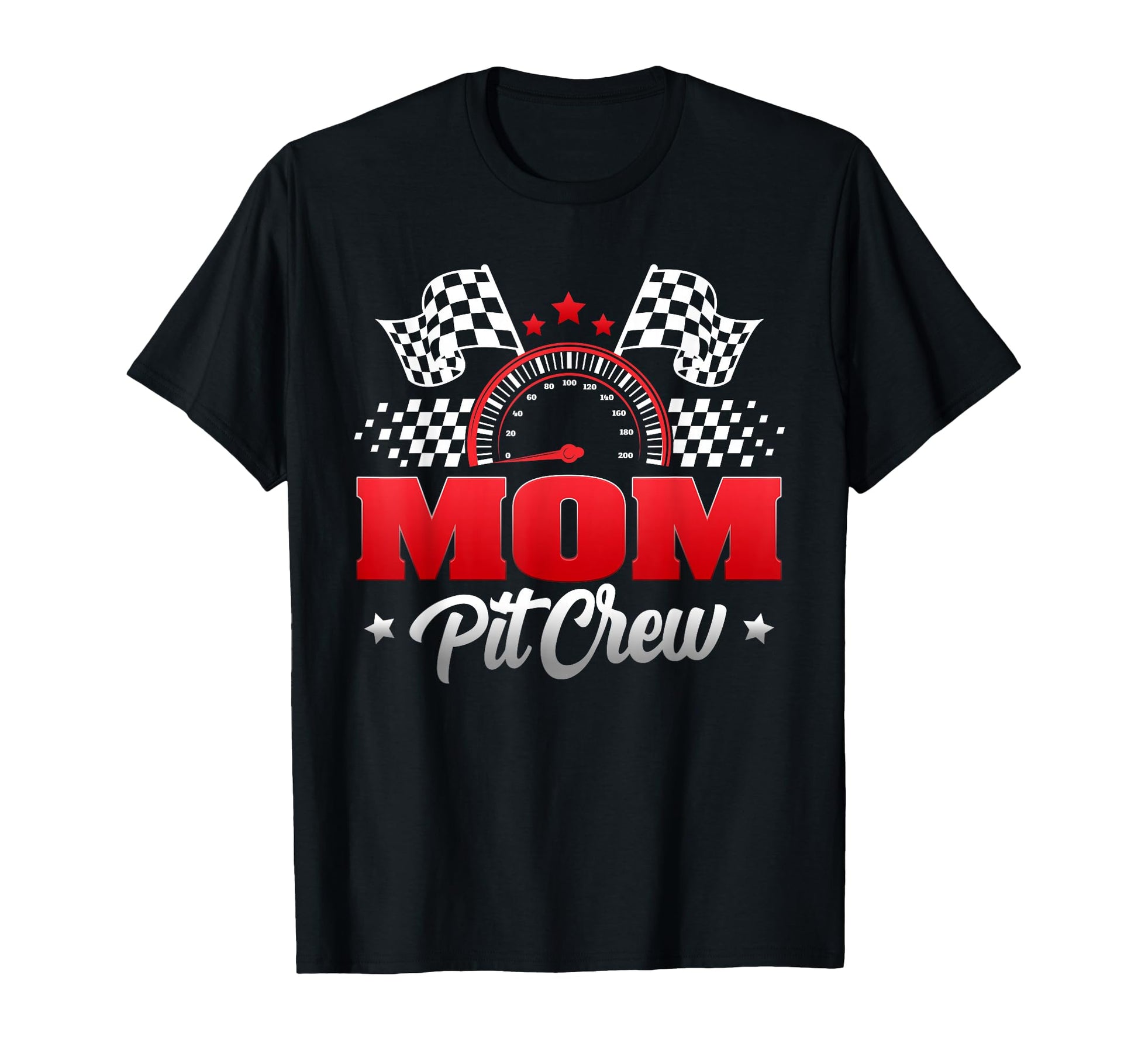 Mom Pit Crew Race Car Birthday Family T-Shirt - Trendy Graphic Men Women - T-Shirt, Sweatshirt, Hoodie