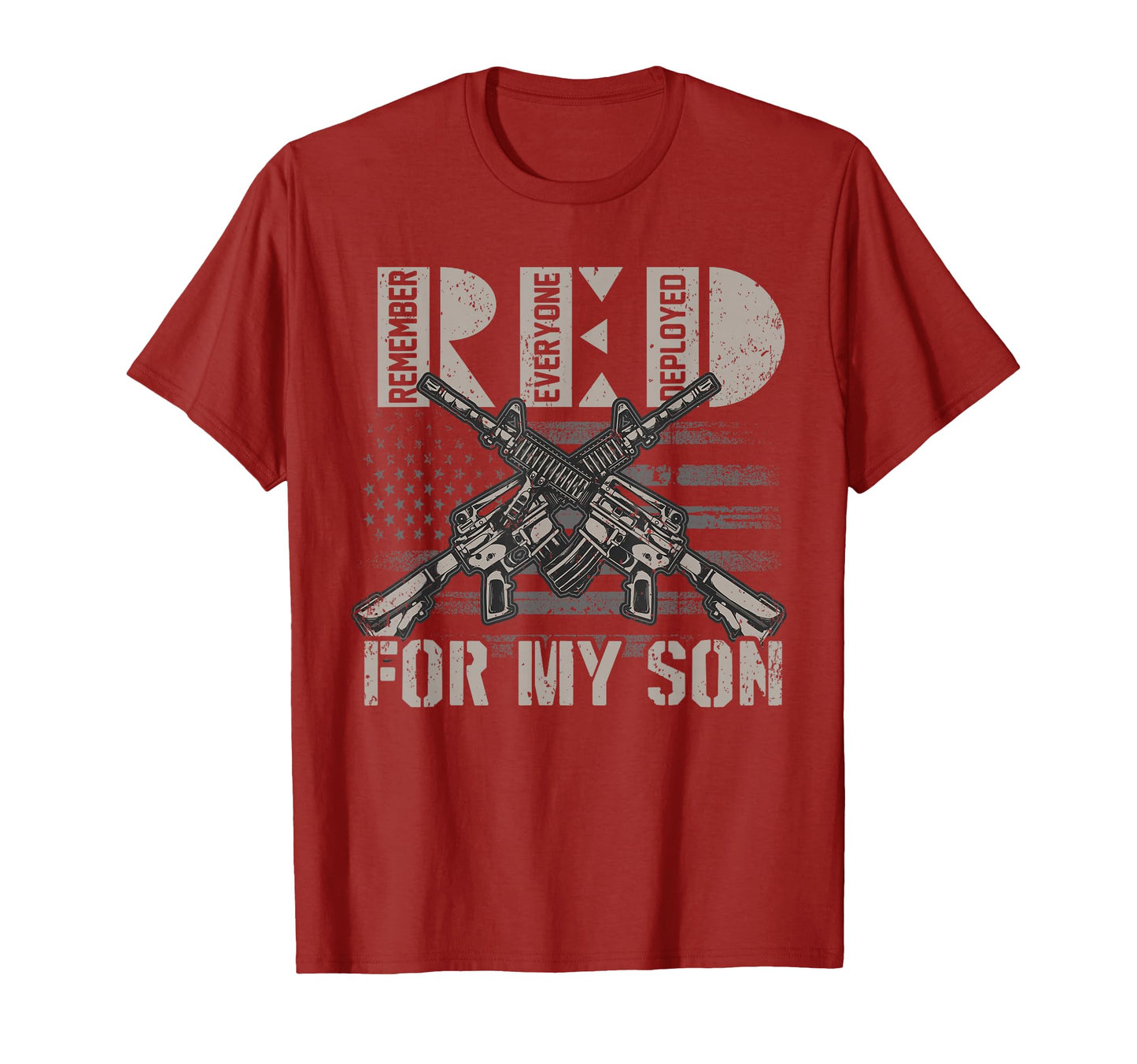 I Wear Red My Son Red Friday T-Shirt - Fun Novelty Design Men Women - T-Shirt, Sweatshirt, Hoodie