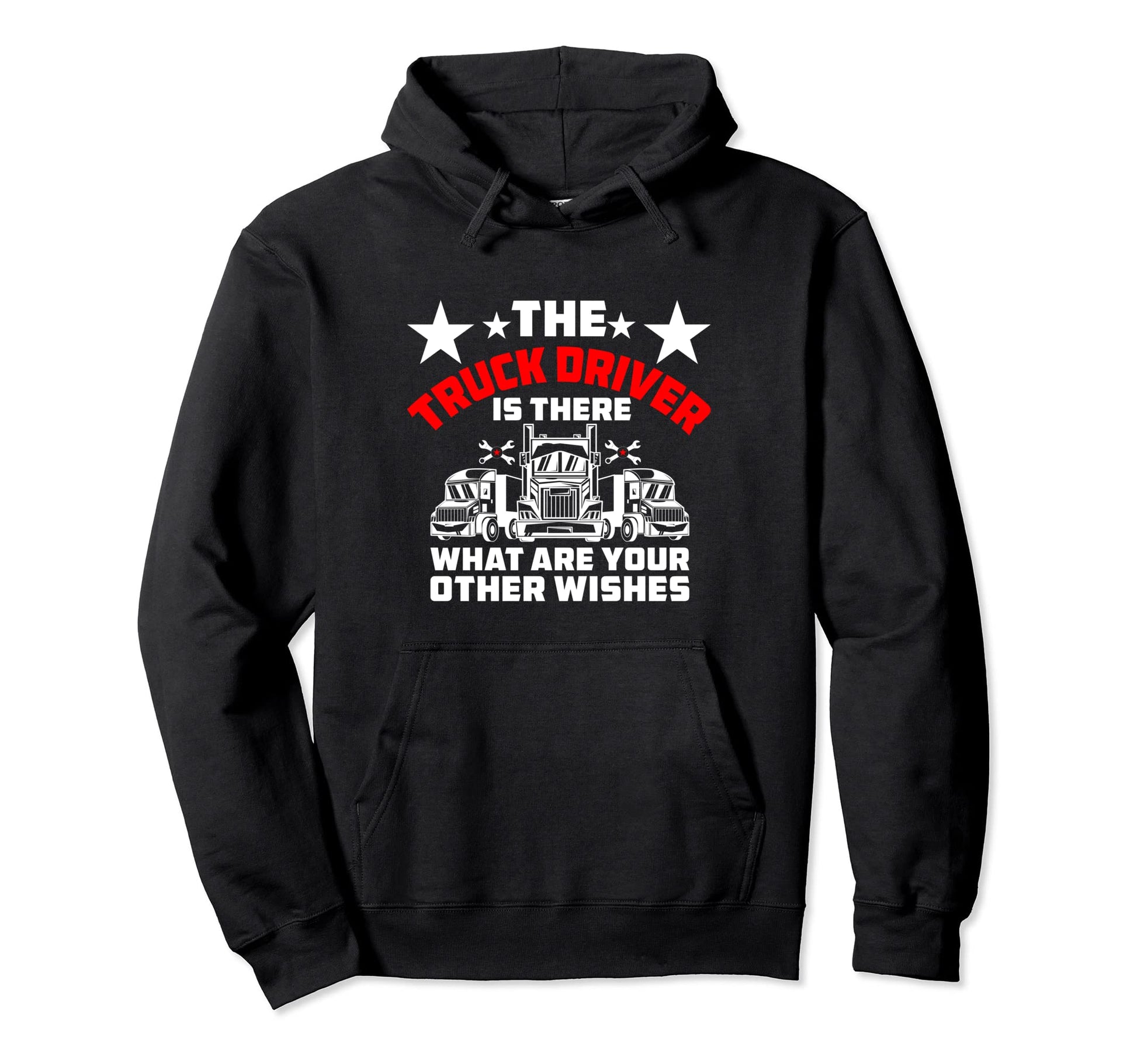 Truck Driver Trucker Freighter Delivery Hoodie - Unique Graphic Men Women - T-Shirt, Sweatshirt, Hoodie