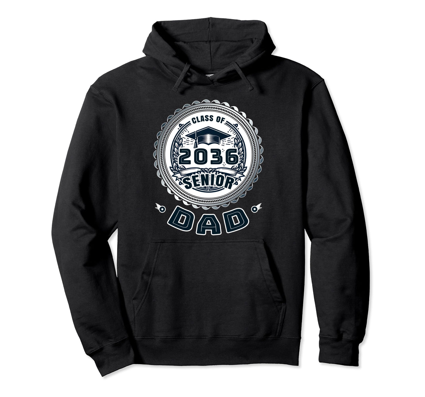 Proud Dad Class 2036 Dad 2036 Graduate Hoodie - Graphic Print Unisex - T-Shirt, Sweatshirt, Hoodie