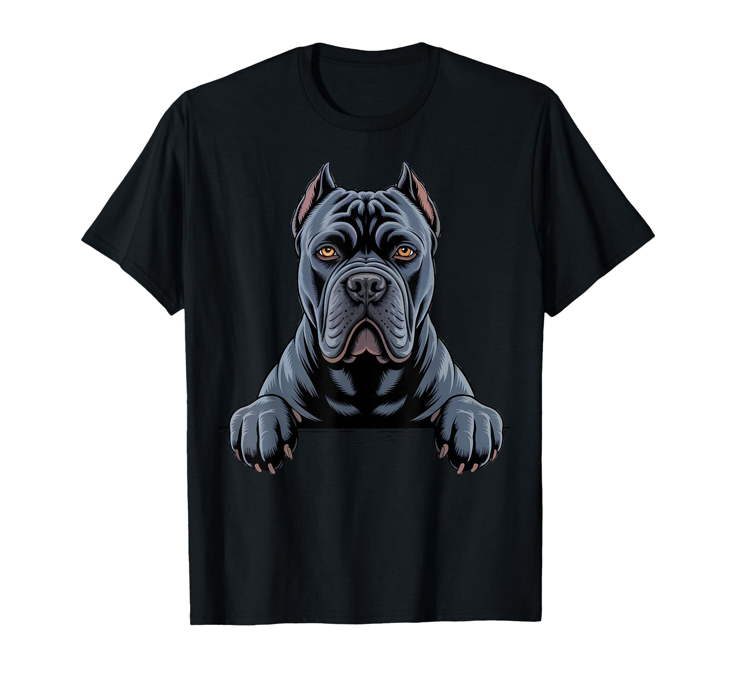 Cane Corso Funny Peeking Pocket T-Shirt - Fun Novelty Design for Adults - T-Shirt, Sweatshirt, Hoodie
