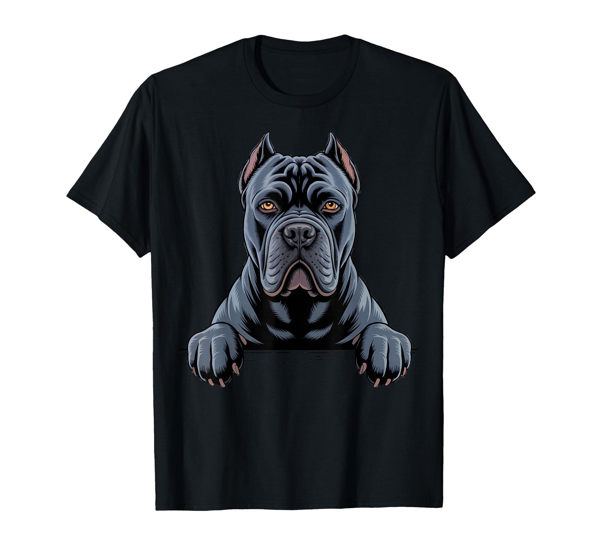 Cane Corso Funny Peeking Pocket T-Shirt - Fun Novelty Design for Adults - T-Shirt, Sweatshirt, Hoodie