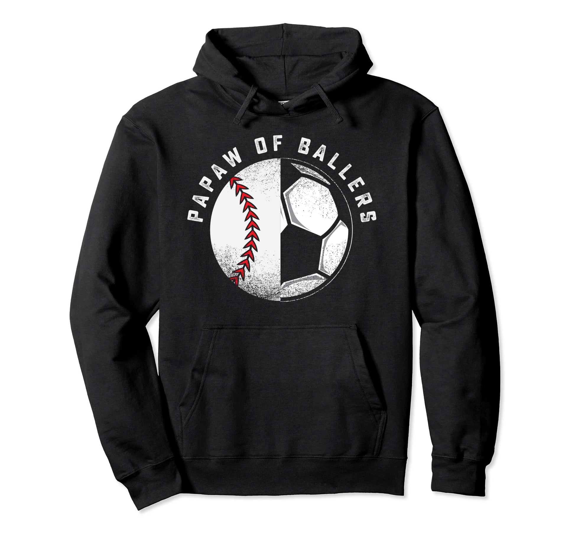 Papaw Soccer Baseball Player Grandson Hoodie - Custom Art Print Unisex - T-Shirt, Sweatshirt, Hoodie