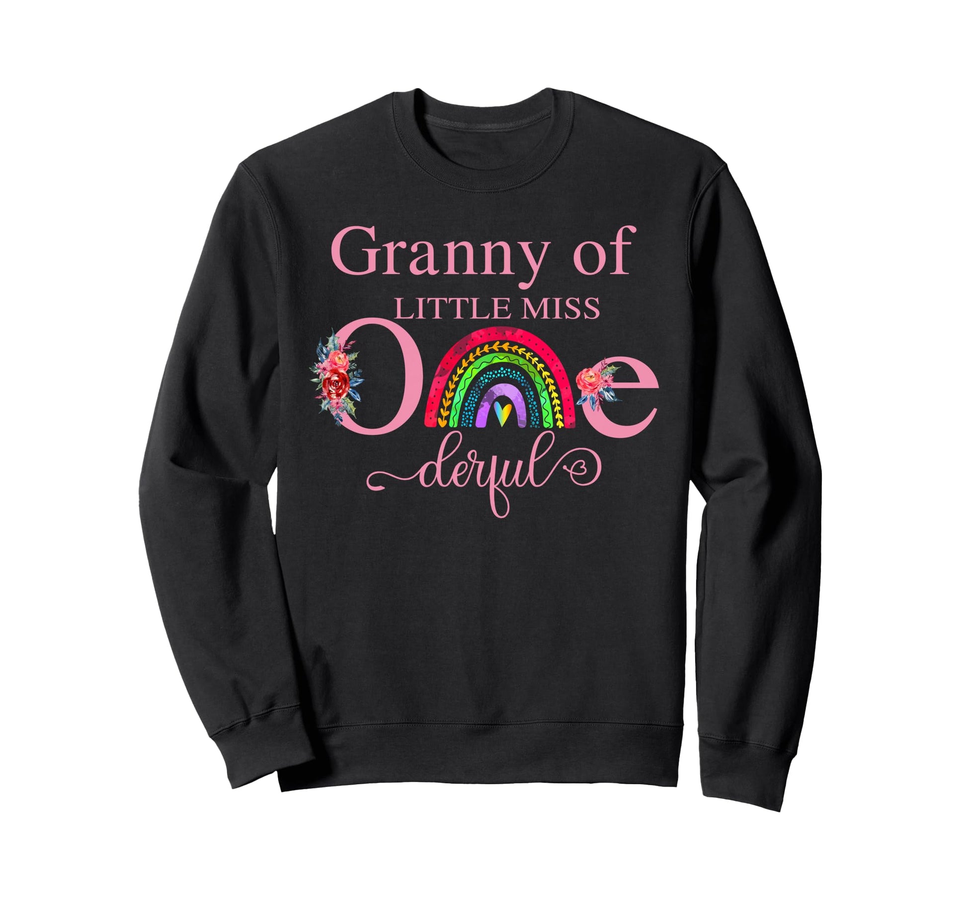 Granny Little Miss Onederful Sweatshirt - Aesthetic Graphic Unisex - T-Shirt, Sweatshirt, Hoodie