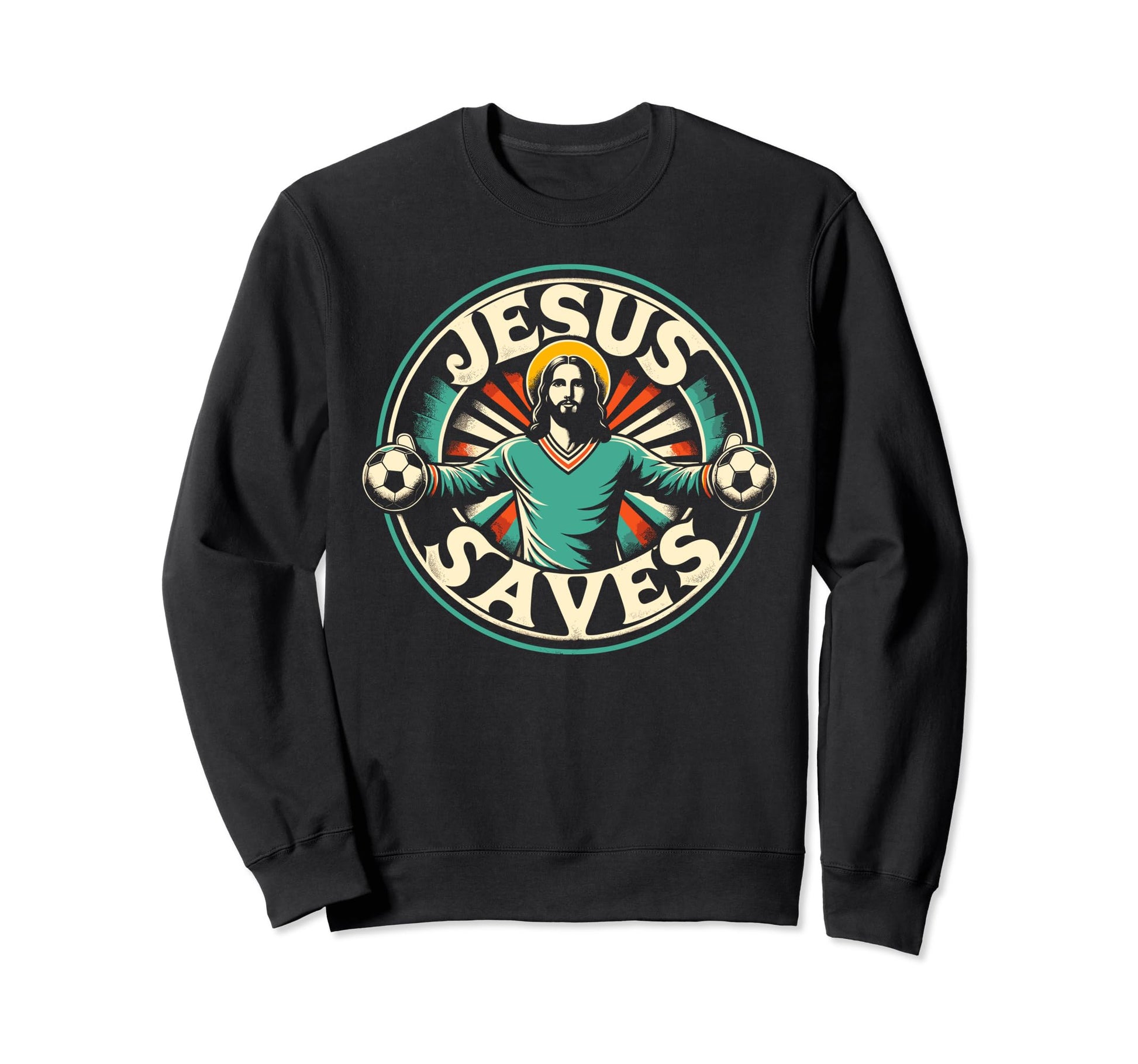 C J S Religious Christian Soccer Hoodie - Custom Art Print Men Women - T-Shirt, Sweatshirt, Hoodie