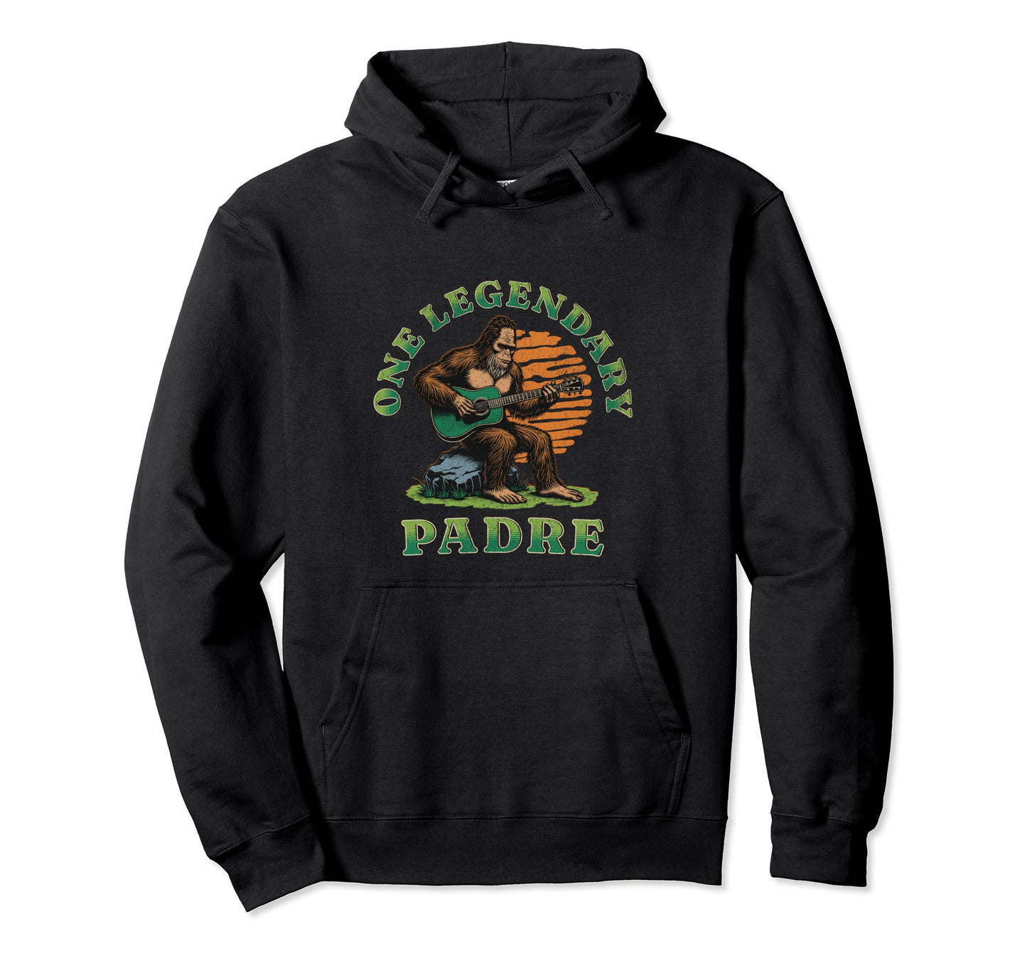 One Legendary Padre Funny Fathers Day Hoodie - Graphic Print Unisex - T-Shirt, Sweatshirt, Hoodie