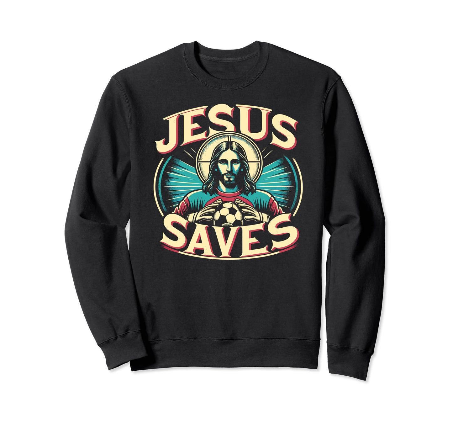 C J S Religious Christian Soccer Sweatshirt - Minimalist Print Unisex - T-Shirt, Sweatshirt, Hoodie