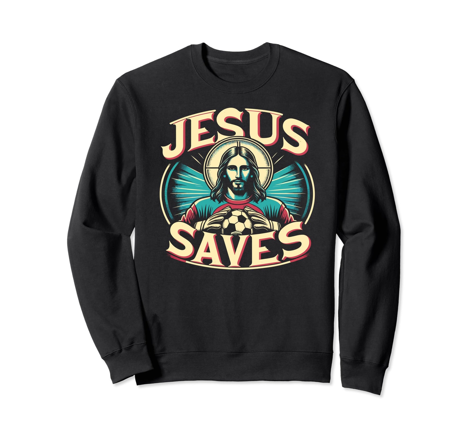 C J S Religious Christian Soccer Sweatshirt - Minimalist Print Unisex - T-Shirt, Sweatshirt, Hoodie