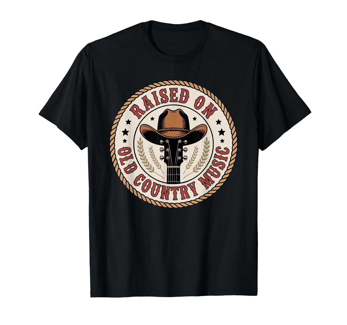 Raised Old Country Music 80S 90S T-Shirt - Trendy Graphic Men Women - T-Shirt, Sweatshirt, Hoodie