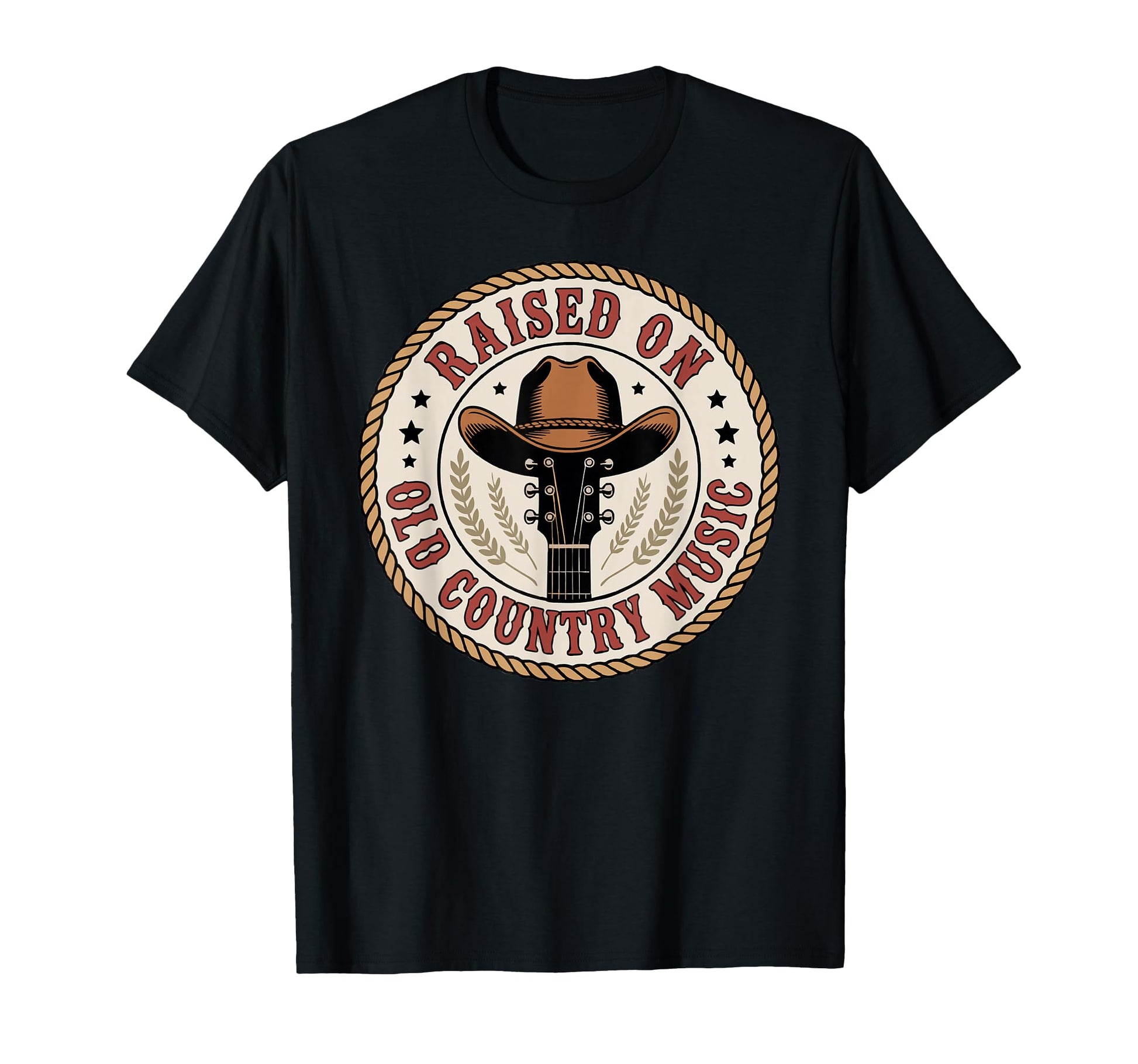 Raised Old Country Music 80S 90S T-Shirt - Trendy Graphic Men Women - T-Shirt, Sweatshirt, Hoodie