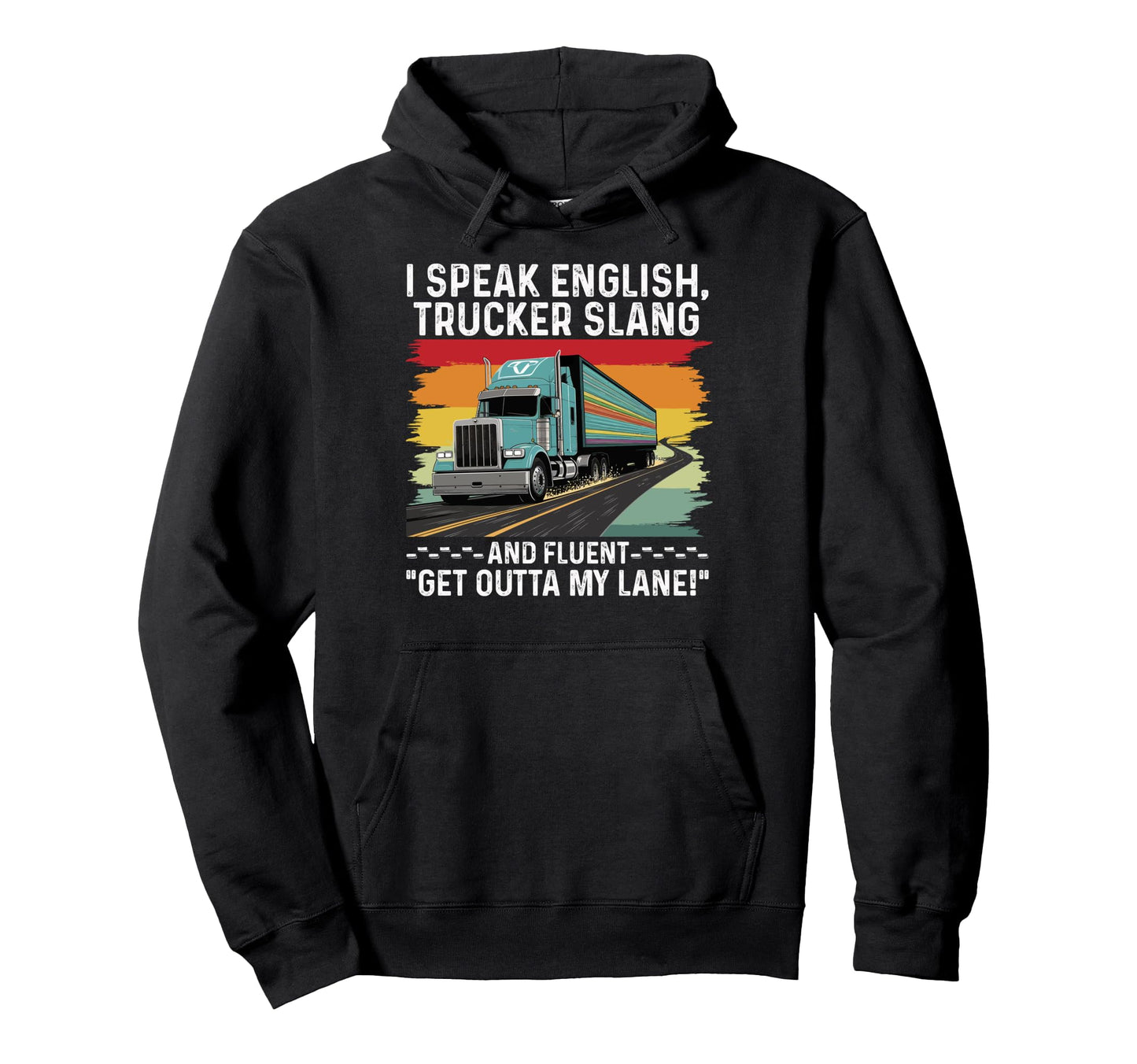 Best Truck Driver Art Dad Grandpa Hoodie - Casual Everyday Wear for Adults - T-Shirt, Sweatshirt, Hoodie