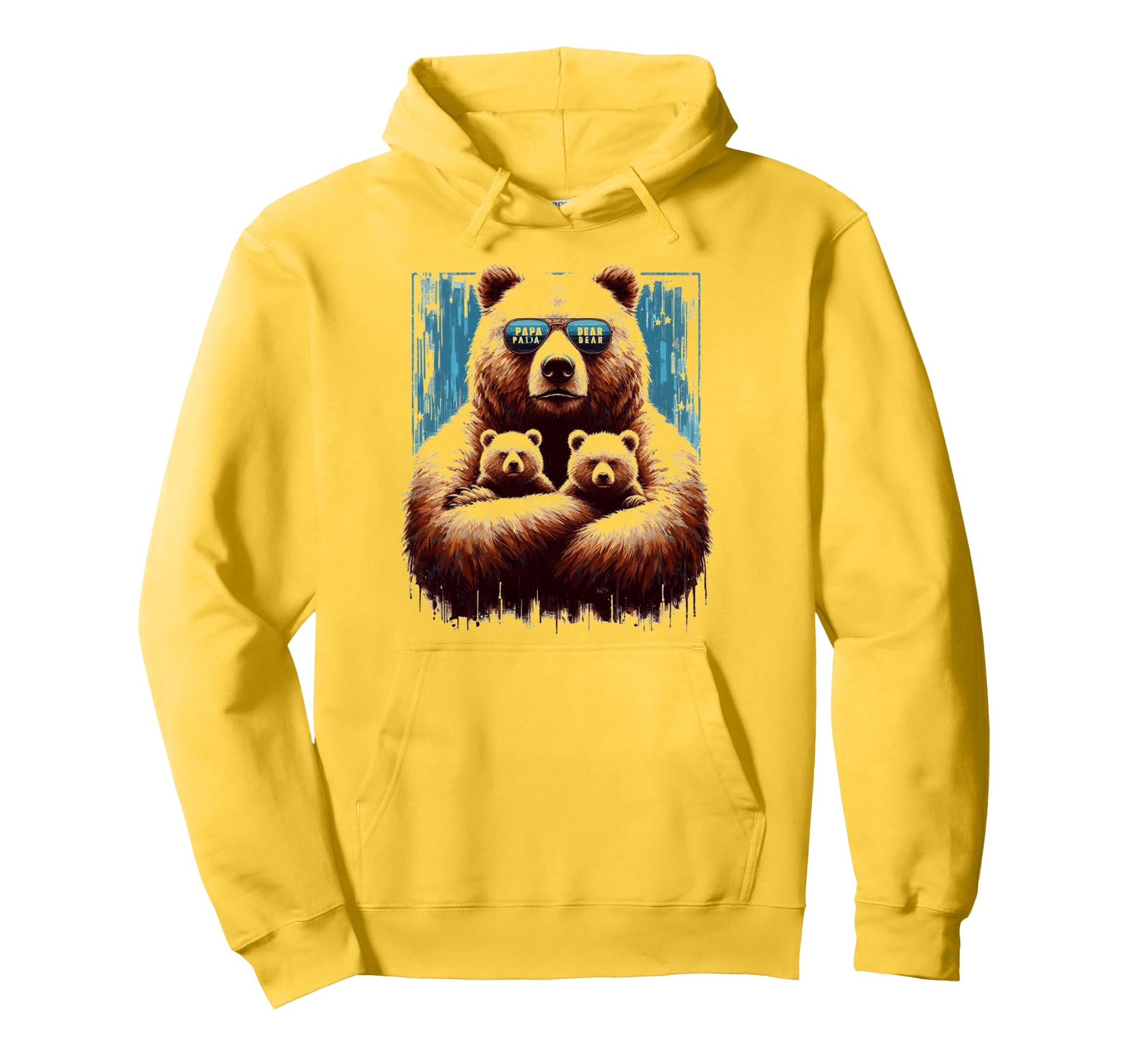 Papa Bear Funny Bears Animal Lover Hoodie - Fun Novelty Design Men Women - T-Shirt, Sweatshirt, Hoodie