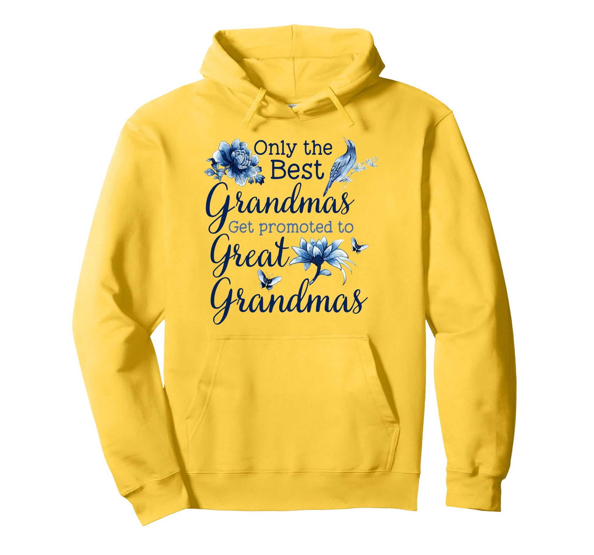 Only Best Grandmas Get Promoted To Great Hoodie - Custom Art Print Unisex - T-Shirt, Sweatshirt, Hoodie