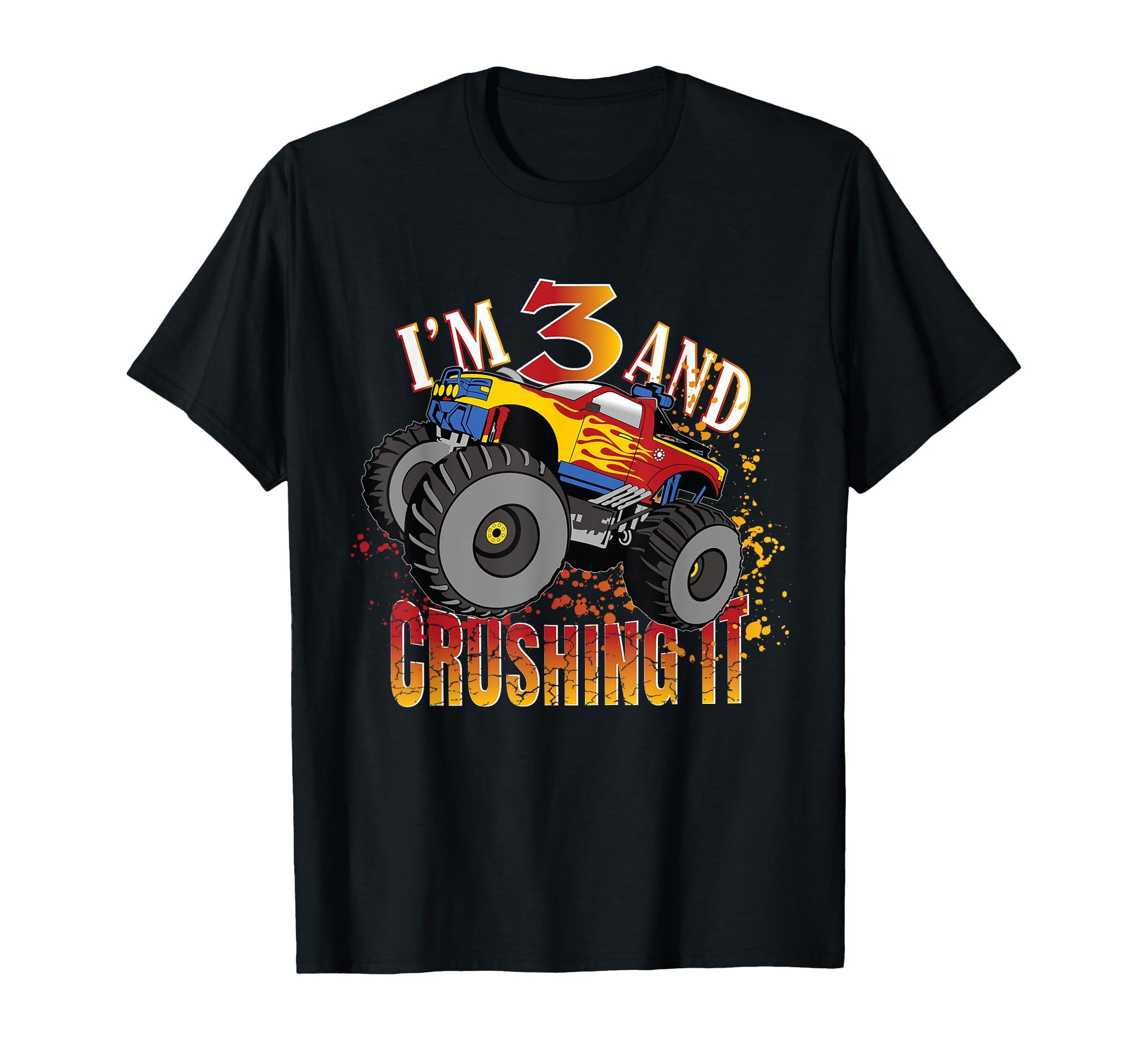Im 3 And Crushing It 3Rd Birthday Child T-Shirt - Minimalist Print Unisex - T-Shirt, Sweatshirt, Hoodie