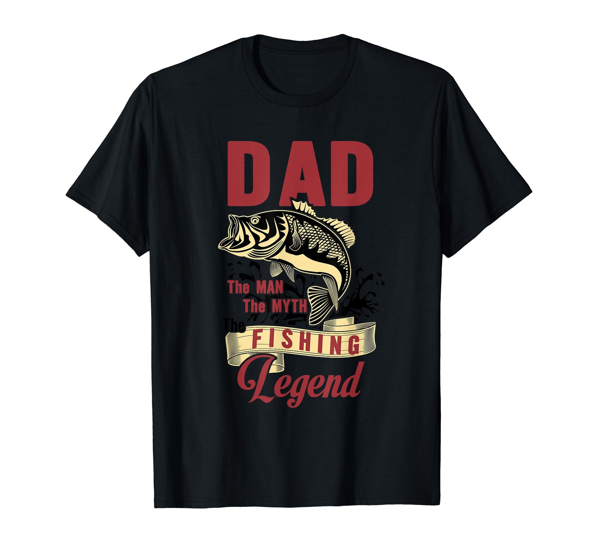 Funny Loves Fishing Gift Dad Myth T-Shirt - Fun Novelty Design Unisex - T-Shirt, Sweatshirt, Hoodie