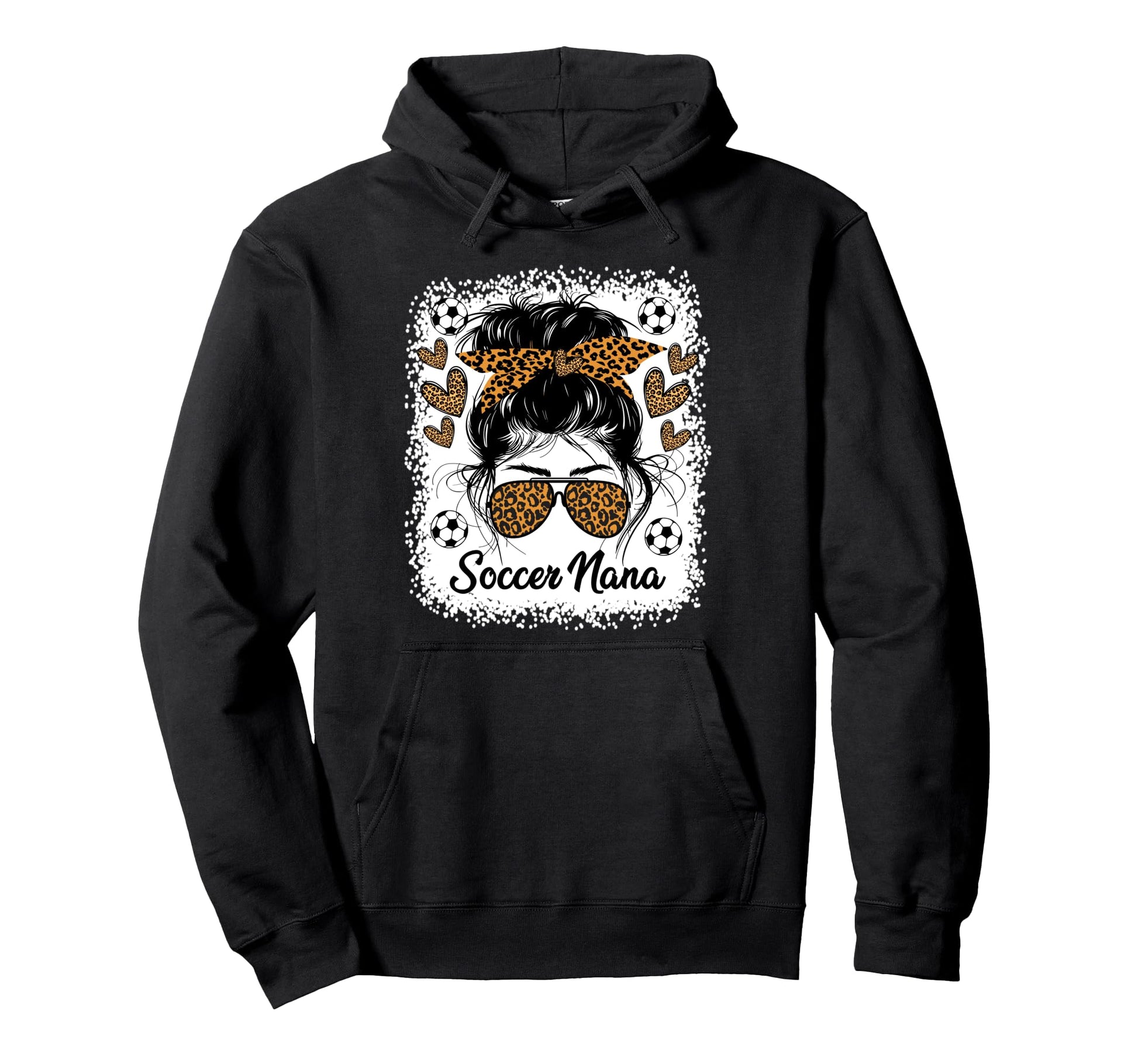 Soccer Nana Soccer Lovers Stylish Sports Hoodie - Unique Graphic Unisex - T-Shirt, Sweatshirt, Hoodie
