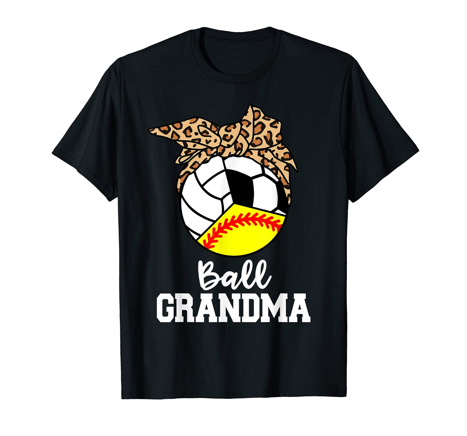 Ball Grandma Softball Volleyball T-Shirt - Minimalist Print for Adults - T-Shirt, Sweatshirt, Hoodie