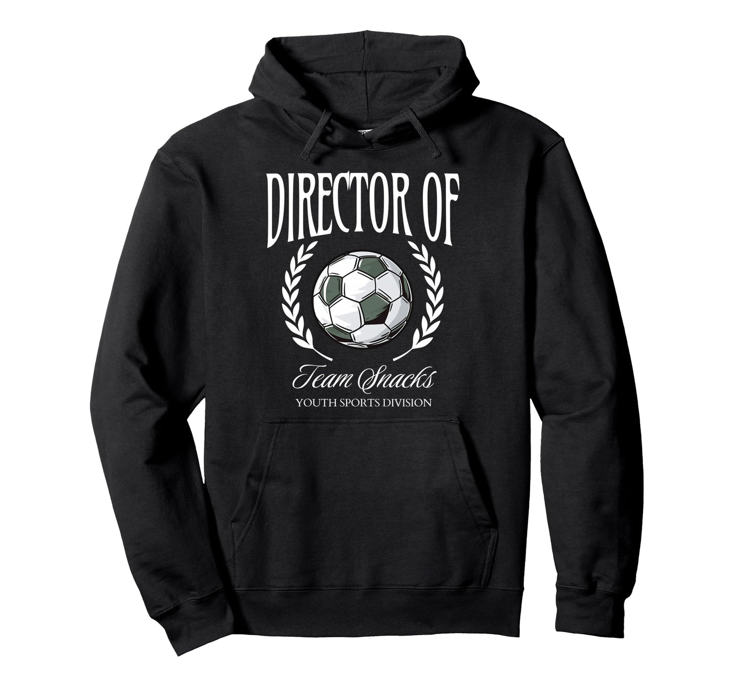 Director Team Snacks Soccer Sports Parent Hoodie - Graphic Print Unisex - T-Shirt, Sweatshirt, Hoodie