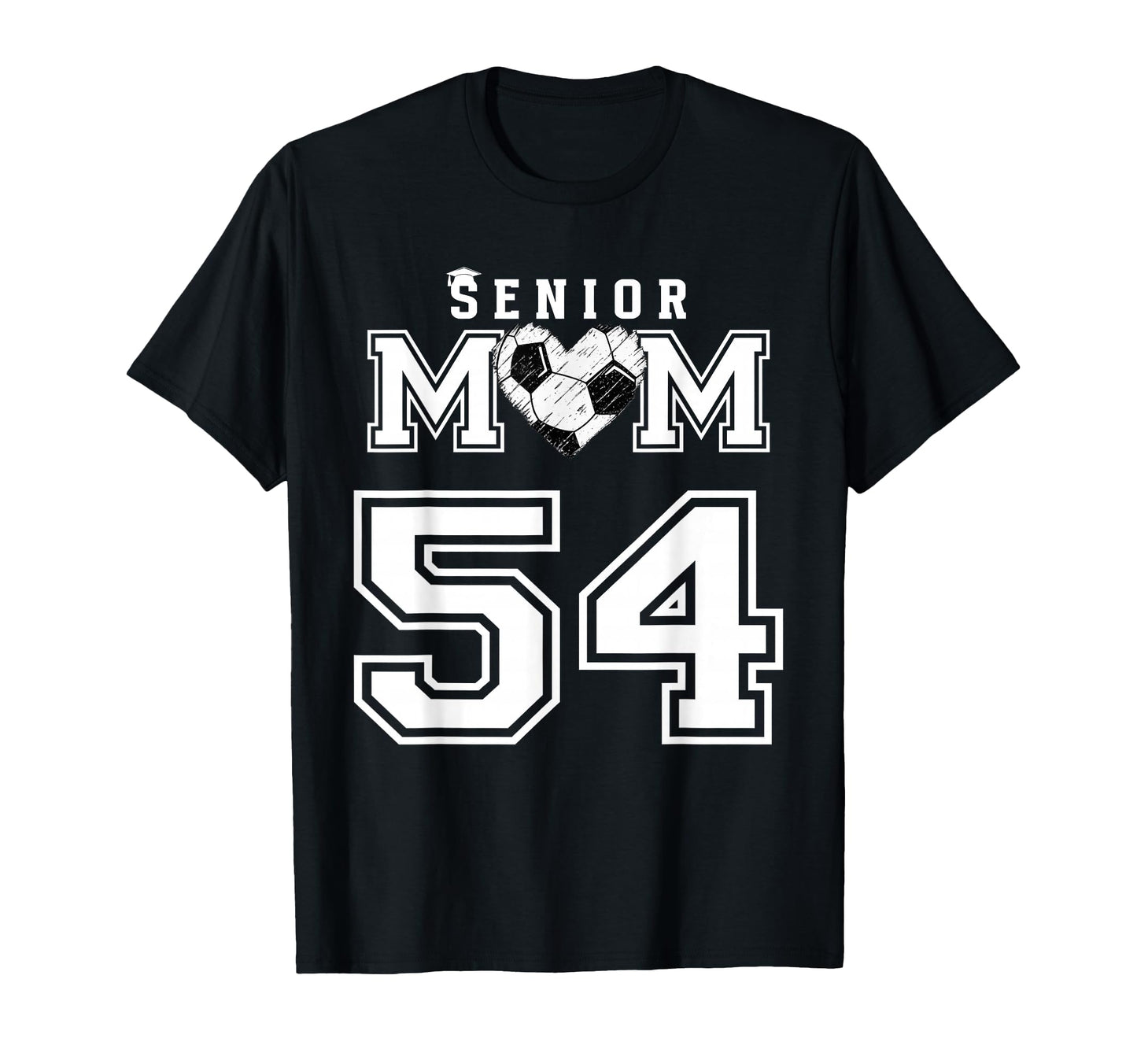 Proud Senior Soccer Mom Custom Jersey T-Shirt - Graphic Print for Adults - T-Shirt, Sweatshirt, Hoodie