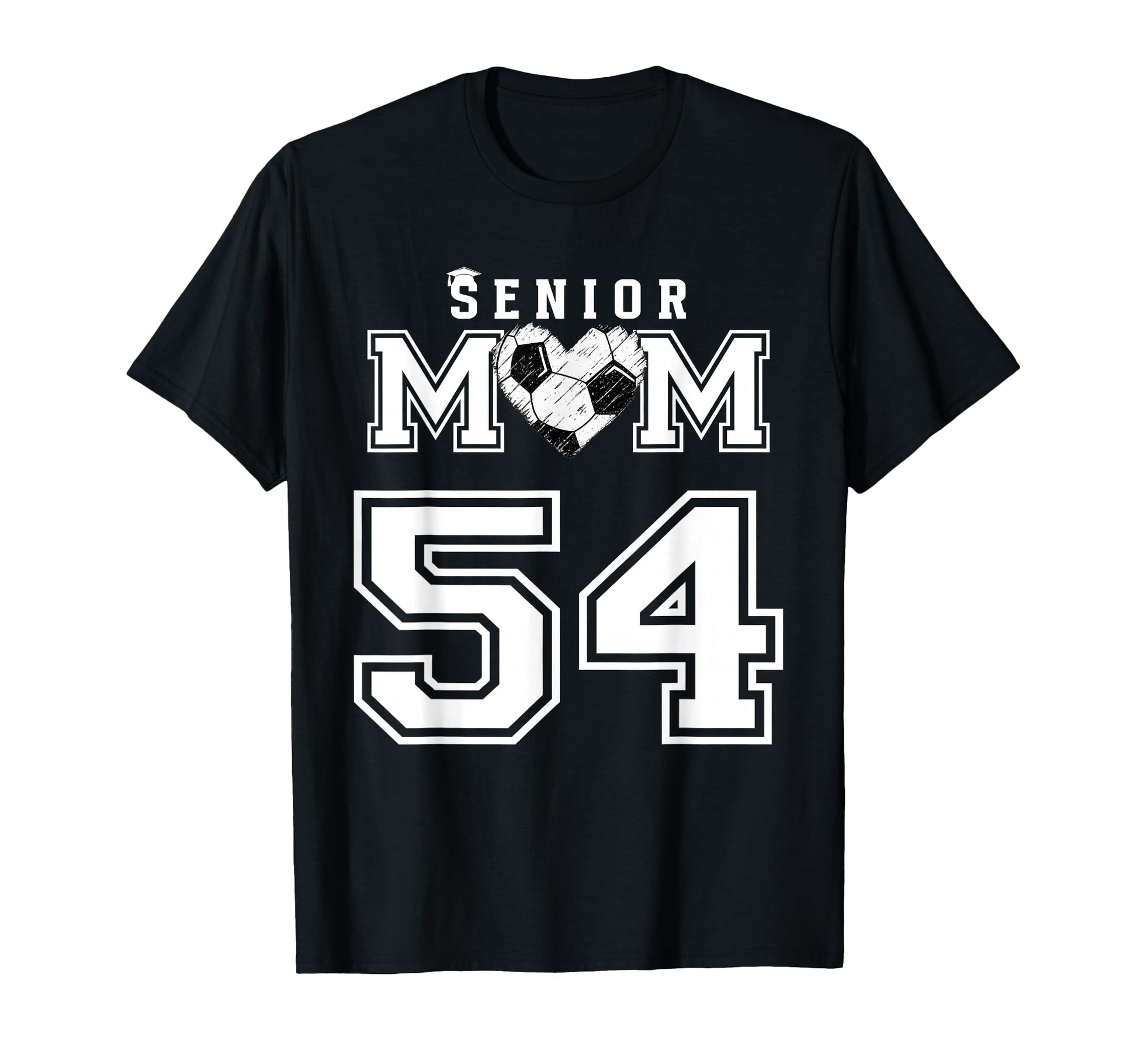 Proud Senior Soccer Mom Custom Jersey T-Shirt - Graphic Print for Adults - T-Shirt, Sweatshirt, Hoodie