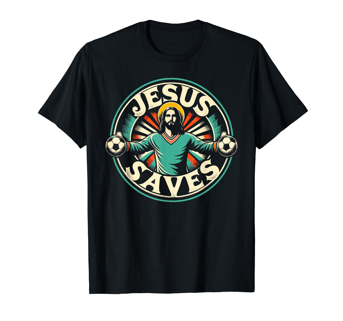 C J S Religious Christian Soccer T-Shirt - Novelty Apparel Men Women - T-Shirt, Sweatshirt, Hoodie