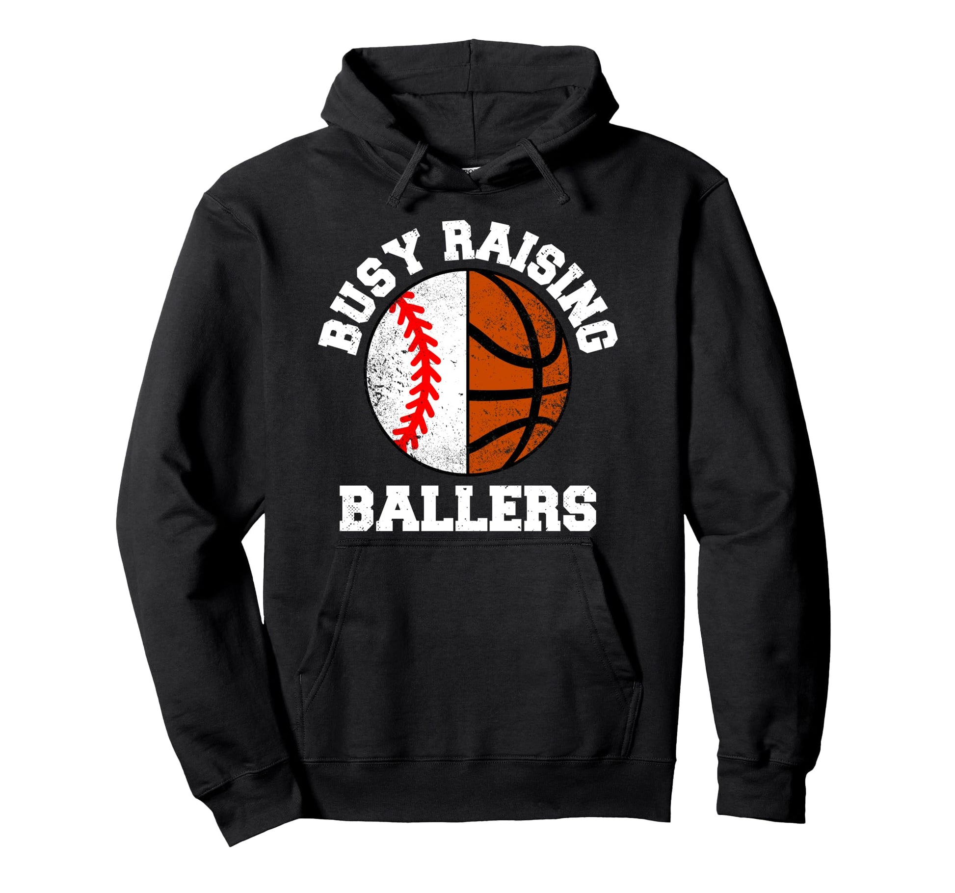 Busy Raising Ballers Funny Baseball Hoodie - Streetwear Style Men Women - T-Shirt, Sweatshirt, Hoodie