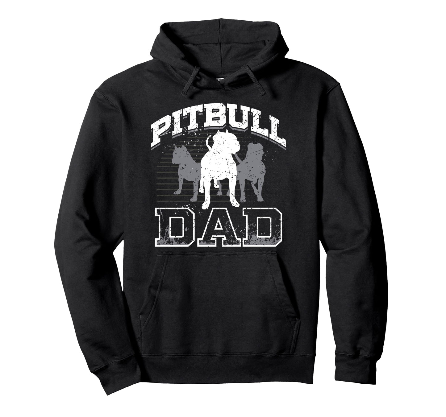 Dad Pitbull Lover Dog Owner Hoodie - Custom Art Print Men Women - T-Shirt, Sweatshirt, Hoodie