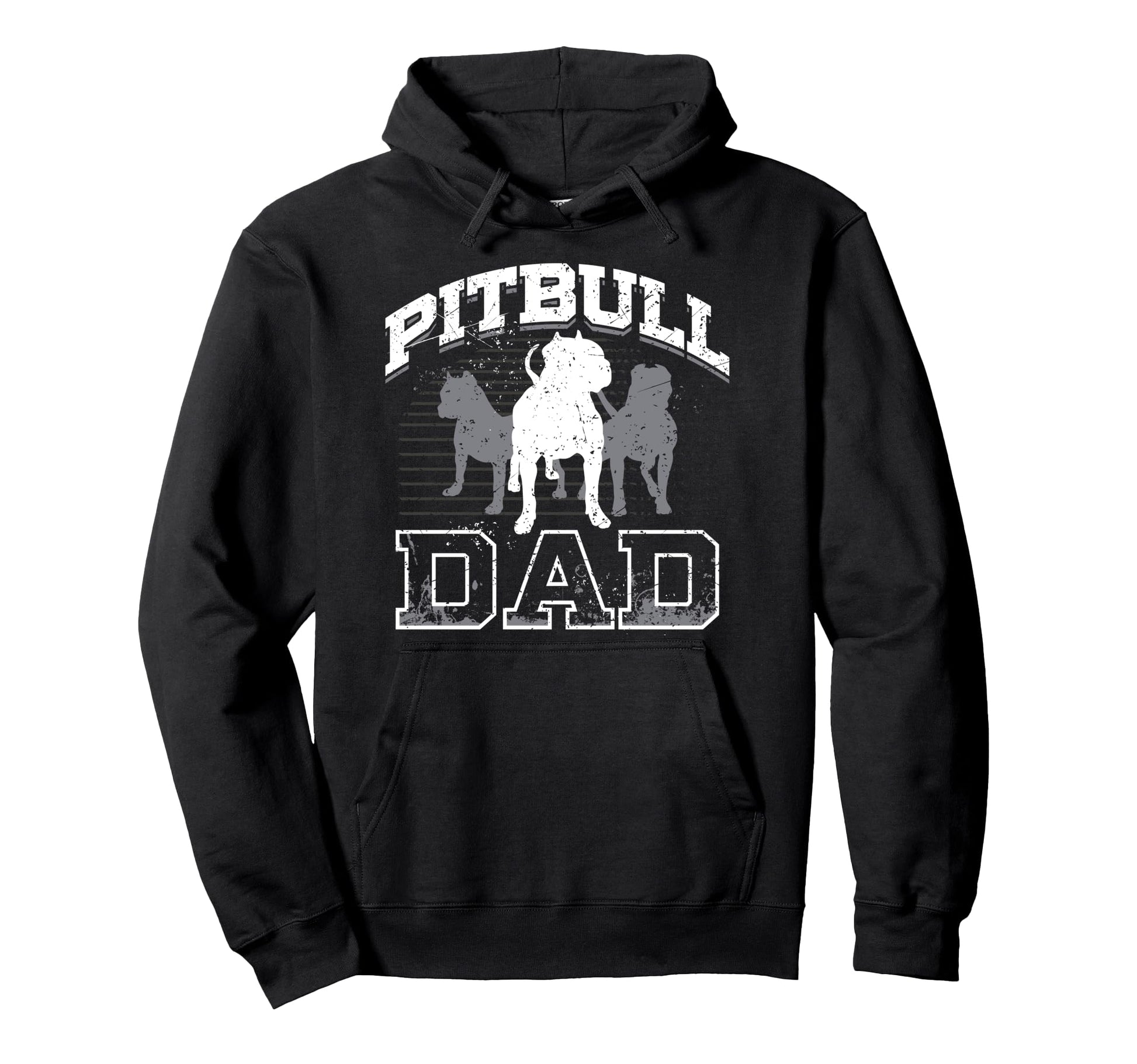 Dad Pitbull Lover Dog Owner Hoodie - Custom Art Print Men Women - T-Shirt, Sweatshirt, Hoodie