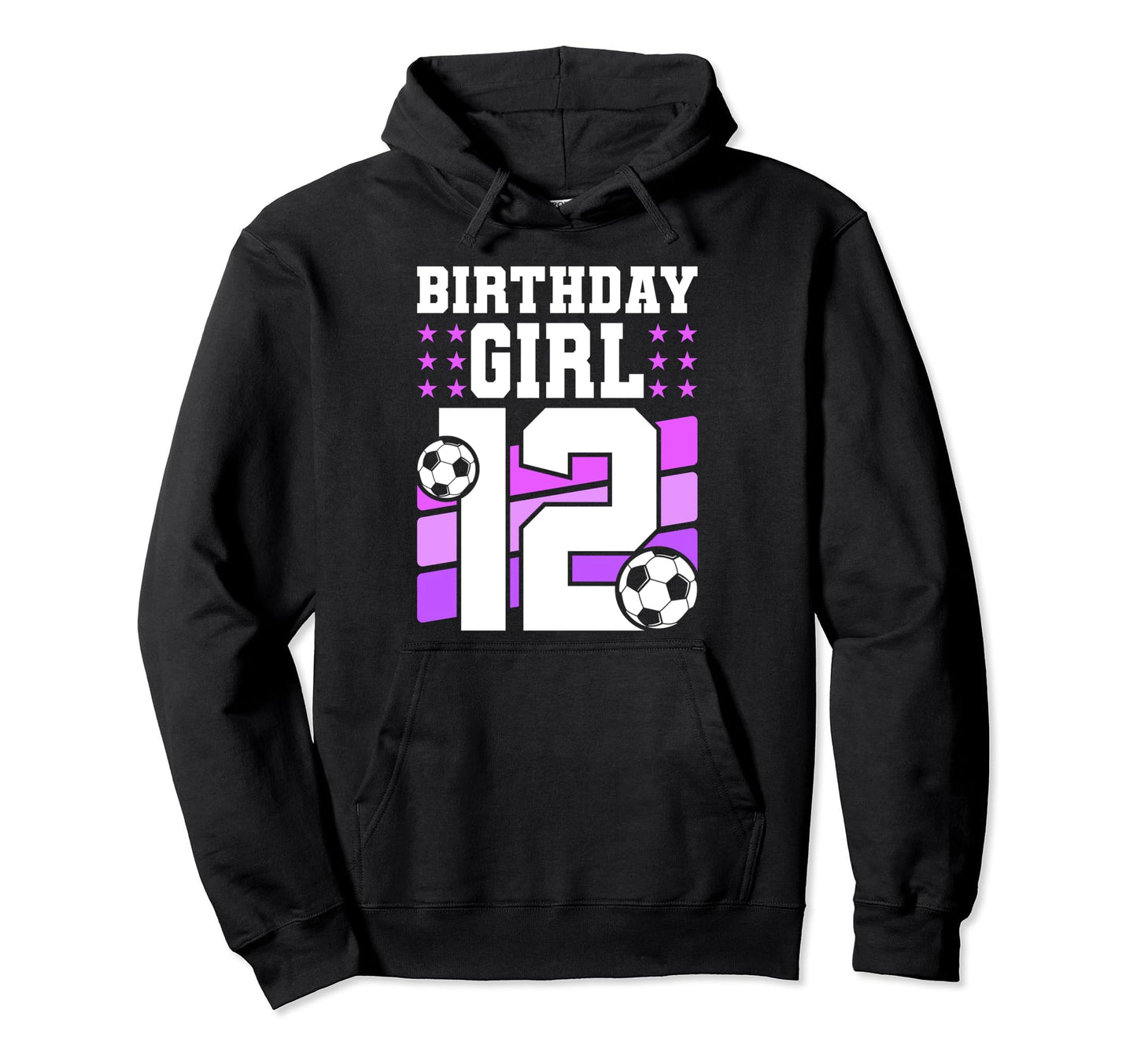 12 Years Old 12Th Birthday Gift Soccer Hoodie - Graphic Print for Adults - T-Shirt, Sweatshirt, Hoodie