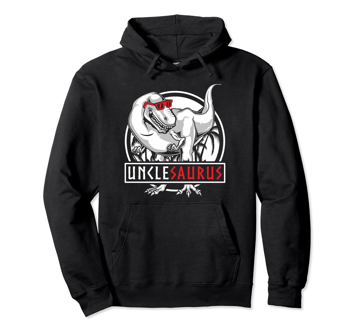Unclesaurus Dinosaur T Rex Uncle Hoodie - Aesthetic Graphic for Adults - T-Shirt, Sweatshirt, Hoodie
