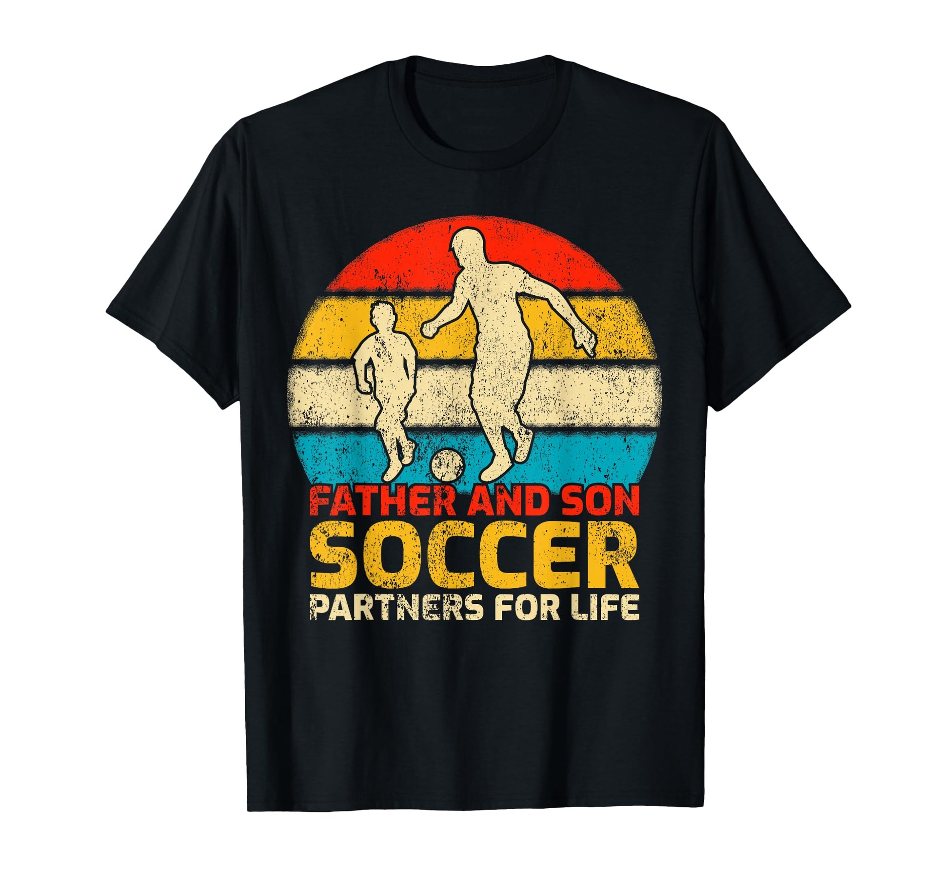 Father And Son Soccer Player T-Shirt - Fun Novelty Design for Adults - T-Shirt, Sweatshirt, Hoodie