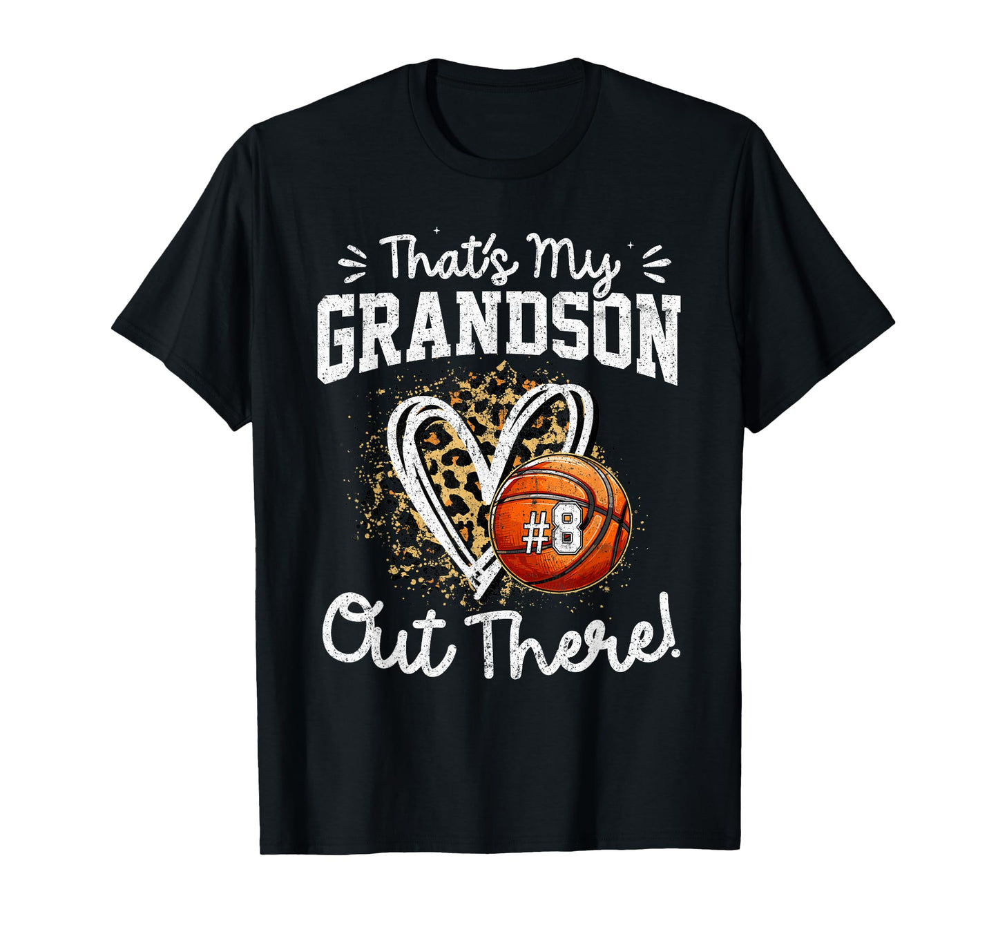 Thats My Grandson Out There Number 8 T-Shirt - Custom Art Print for Adults - T-Shirt, Sweatshirt, Hoodie