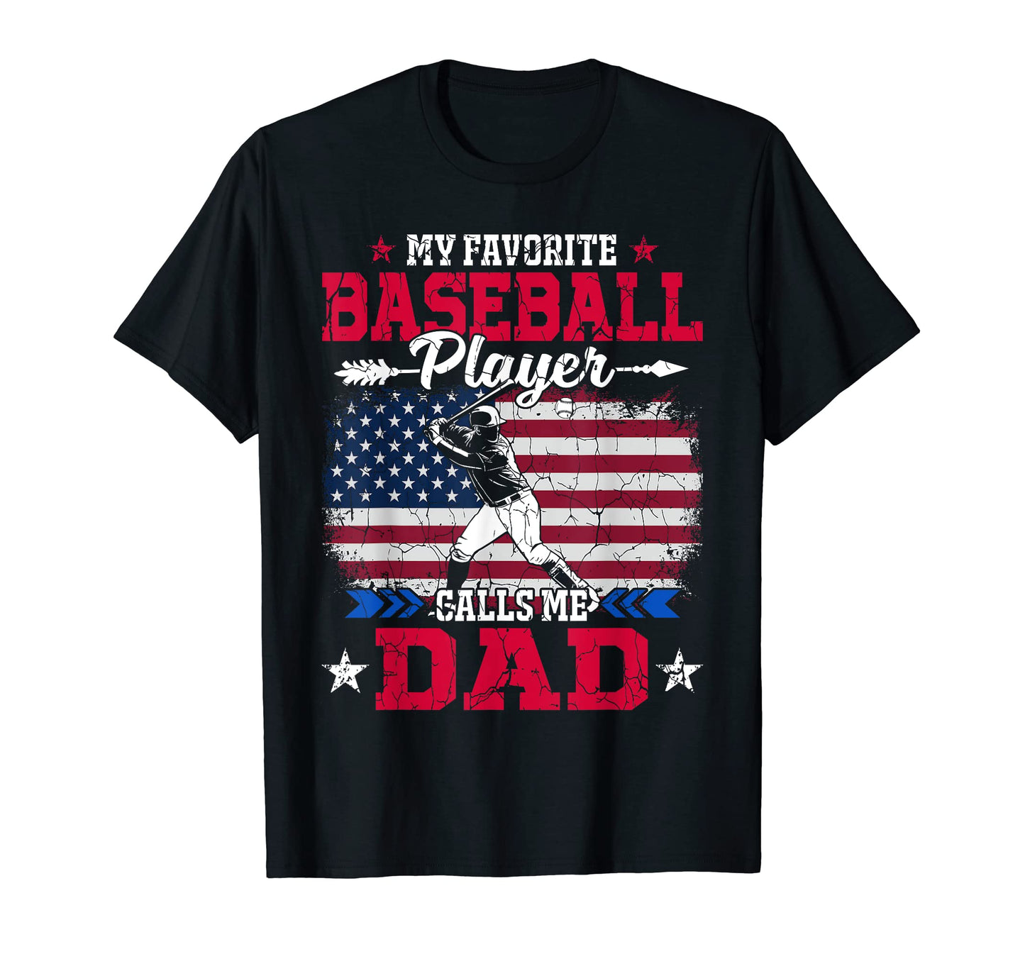 Usa Flag Baseball Player Calls Me T-Shirt - Fun Novelty Design for Adults - T-Shirt, Sweatshirt, Hoodie