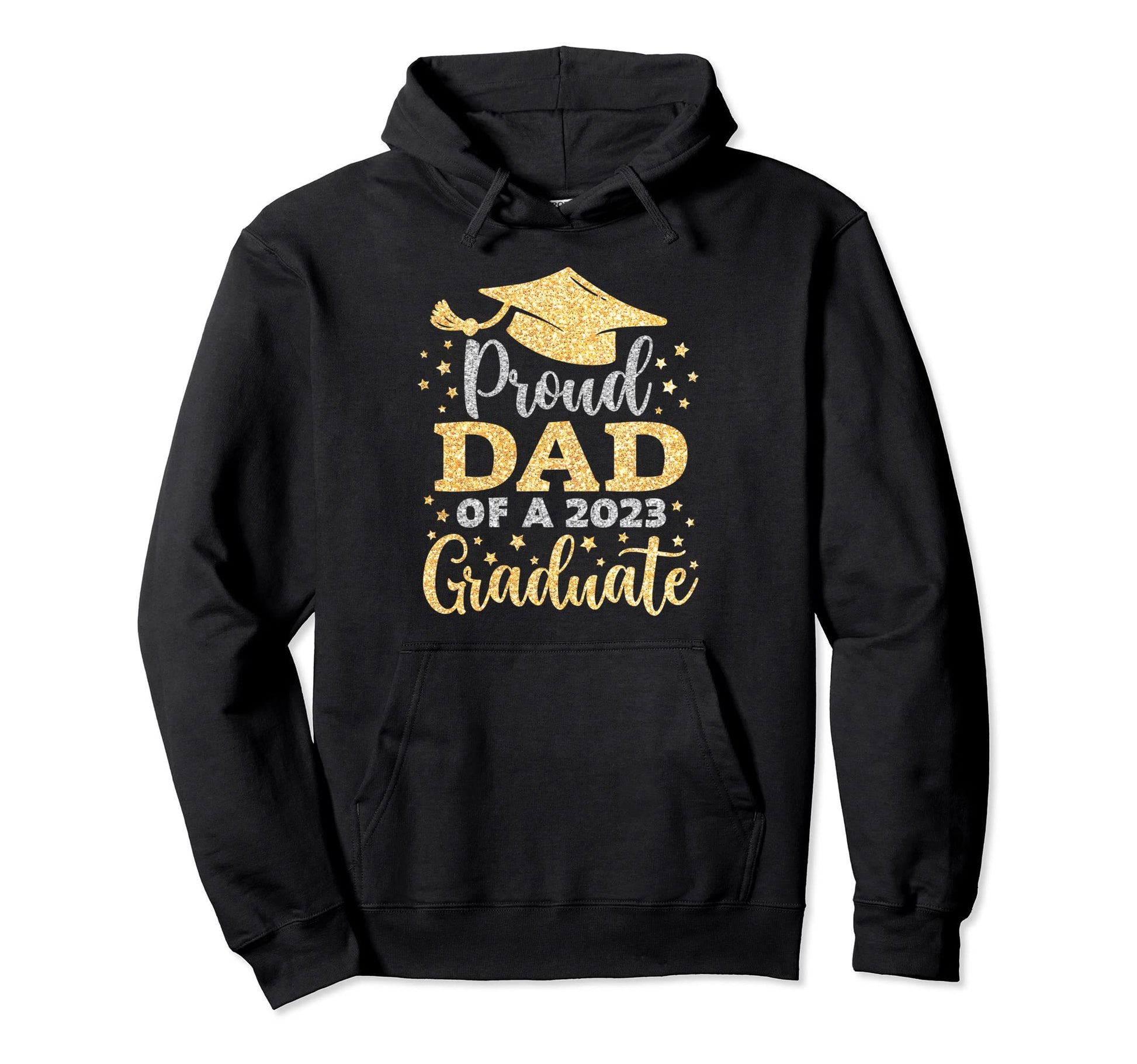 Proud Dad Class 2023 Graduate Dad Hoodie - Novelty Apparel for Adults - T-Shirt, Sweatshirt, Hoodie