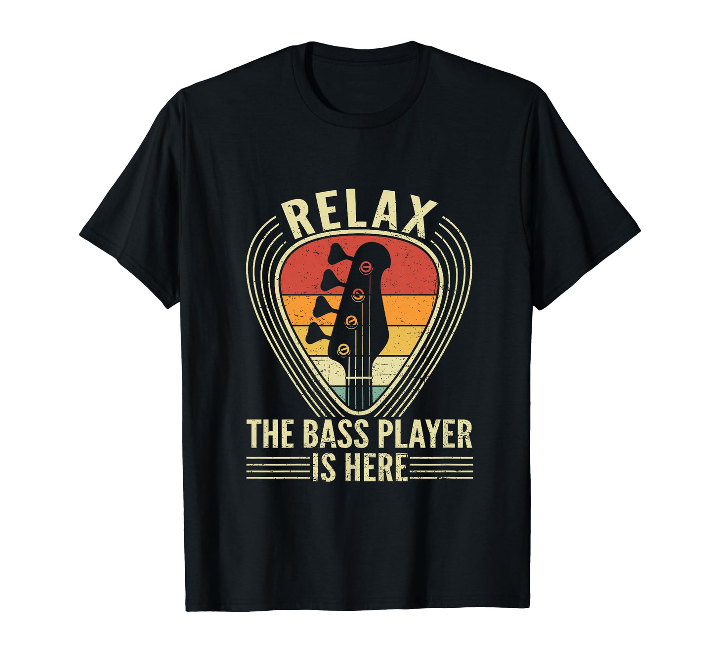 Relax Bass Player Is Here Electric T-Shirt - Minimalist Print for Adults - T-Shirt, Sweatshirt, Hoodie