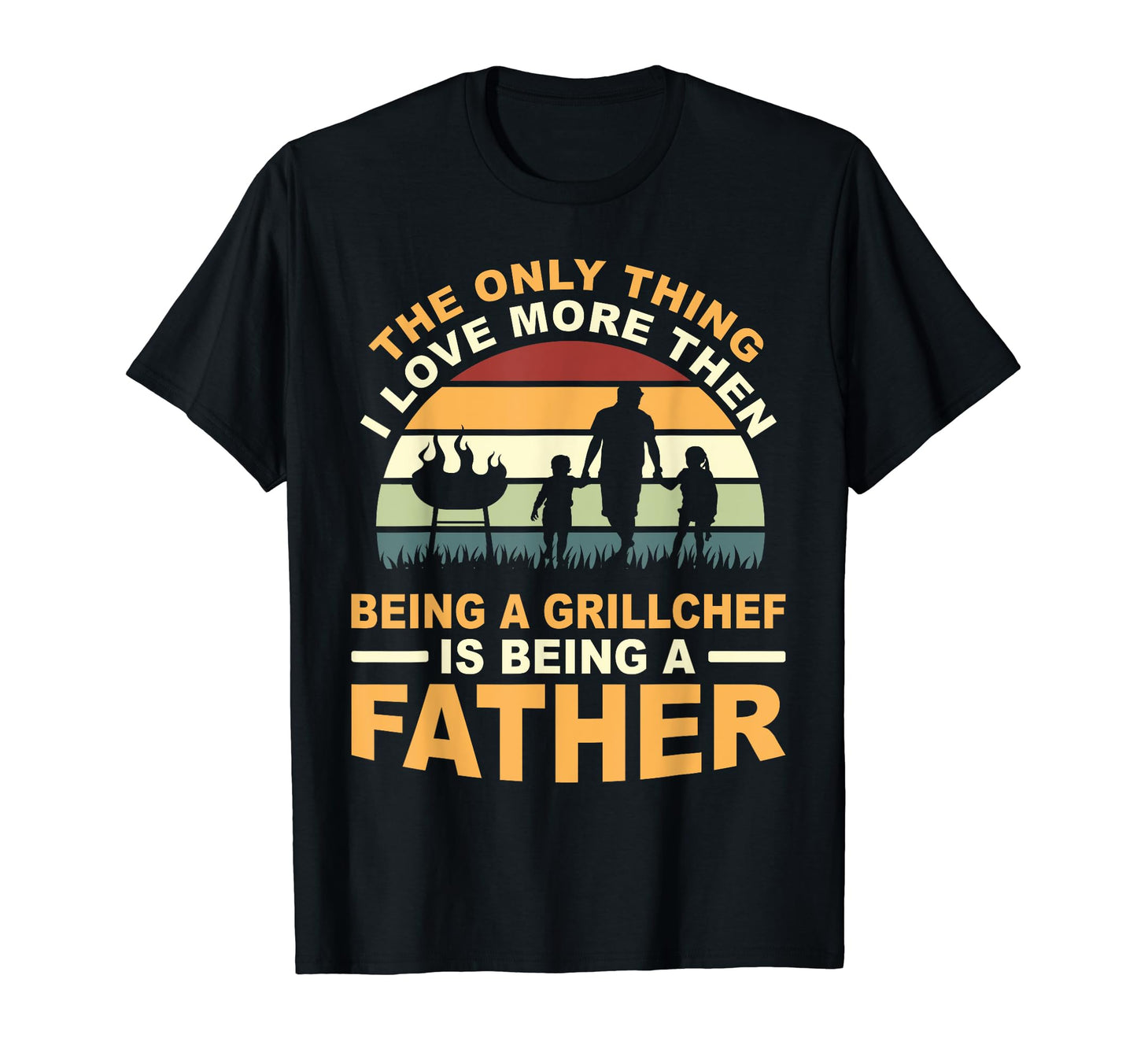 Barbecue Master Father Barbecue Apron T-Shirt - Custom Art Print Unisex - T-Shirt, Sweatshirt, Hoodie