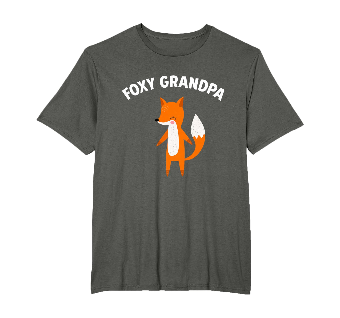 Foxy Grandpa Funny Fathers Day Fox T-Shirt - Fun Novelty Design Men Women - T-Shirt, Sweatshirt, Hoodie