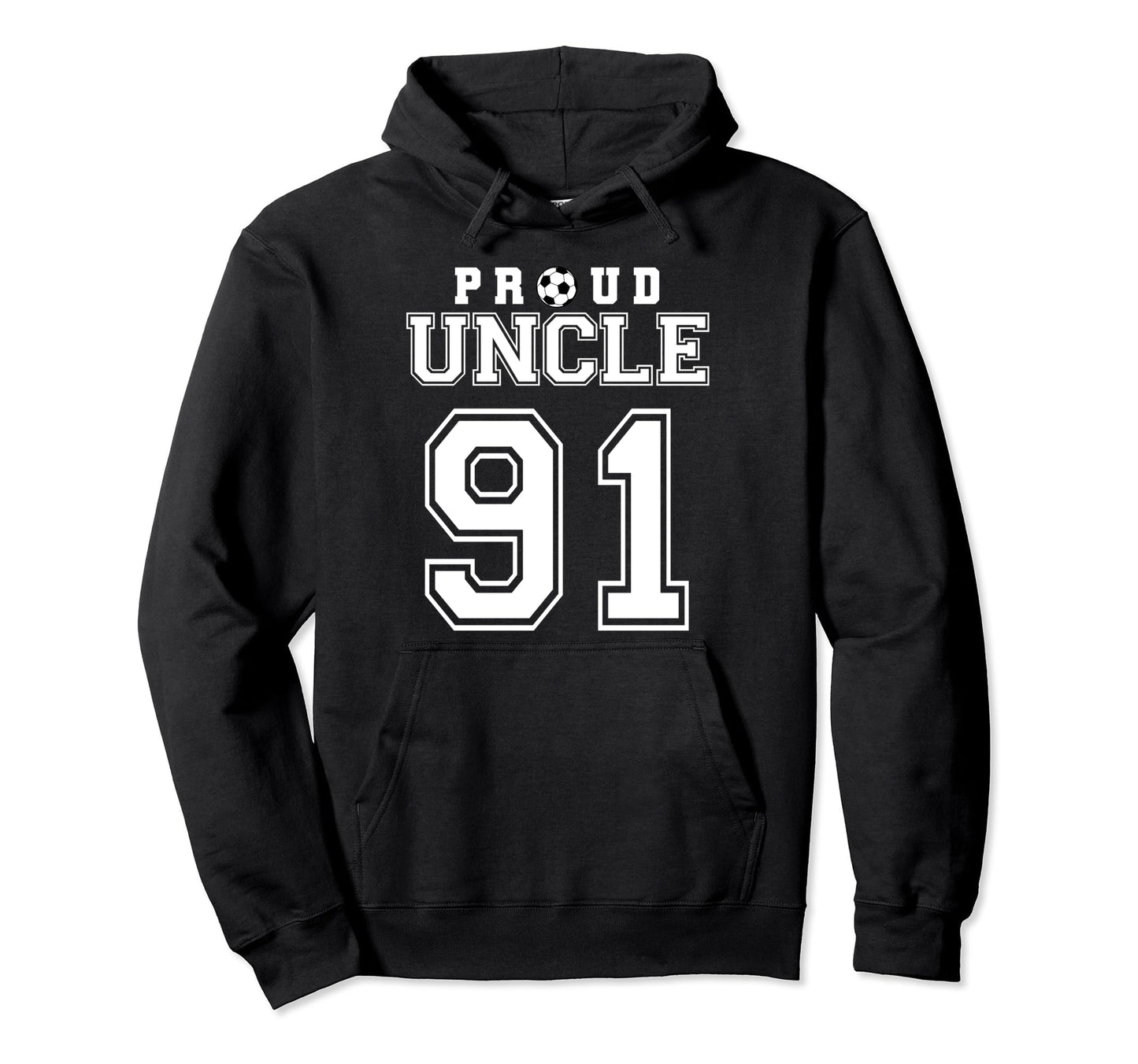 Number 91 Custom Proud Soccer Futbol Hoodie - Minimalist Print Unisex - T-Shirt, Sweatshirt, Hoodie