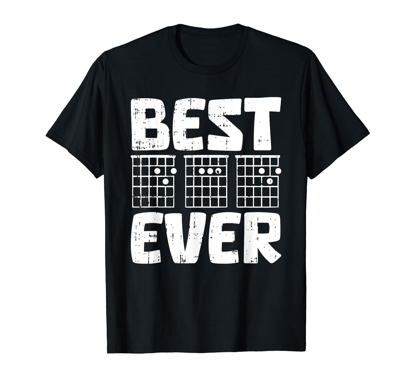 Best Dad Ever Fathers Day Guitar T-Shirt - Fun Novelty Design Unisex - T-Shirt, Sweatshirt, Hoodie