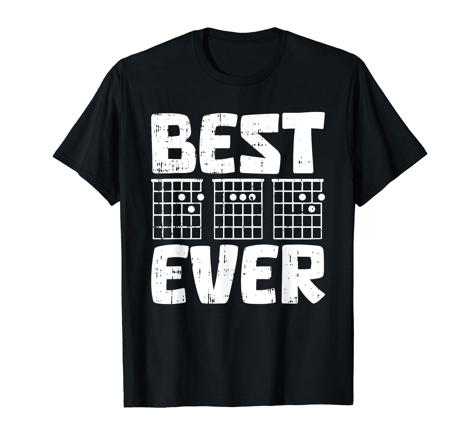 Best Dad Ever Fathers Day Guitar T-Shirt - Fun Novelty Design Unisex - T-Shirt, Sweatshirt, Hoodie