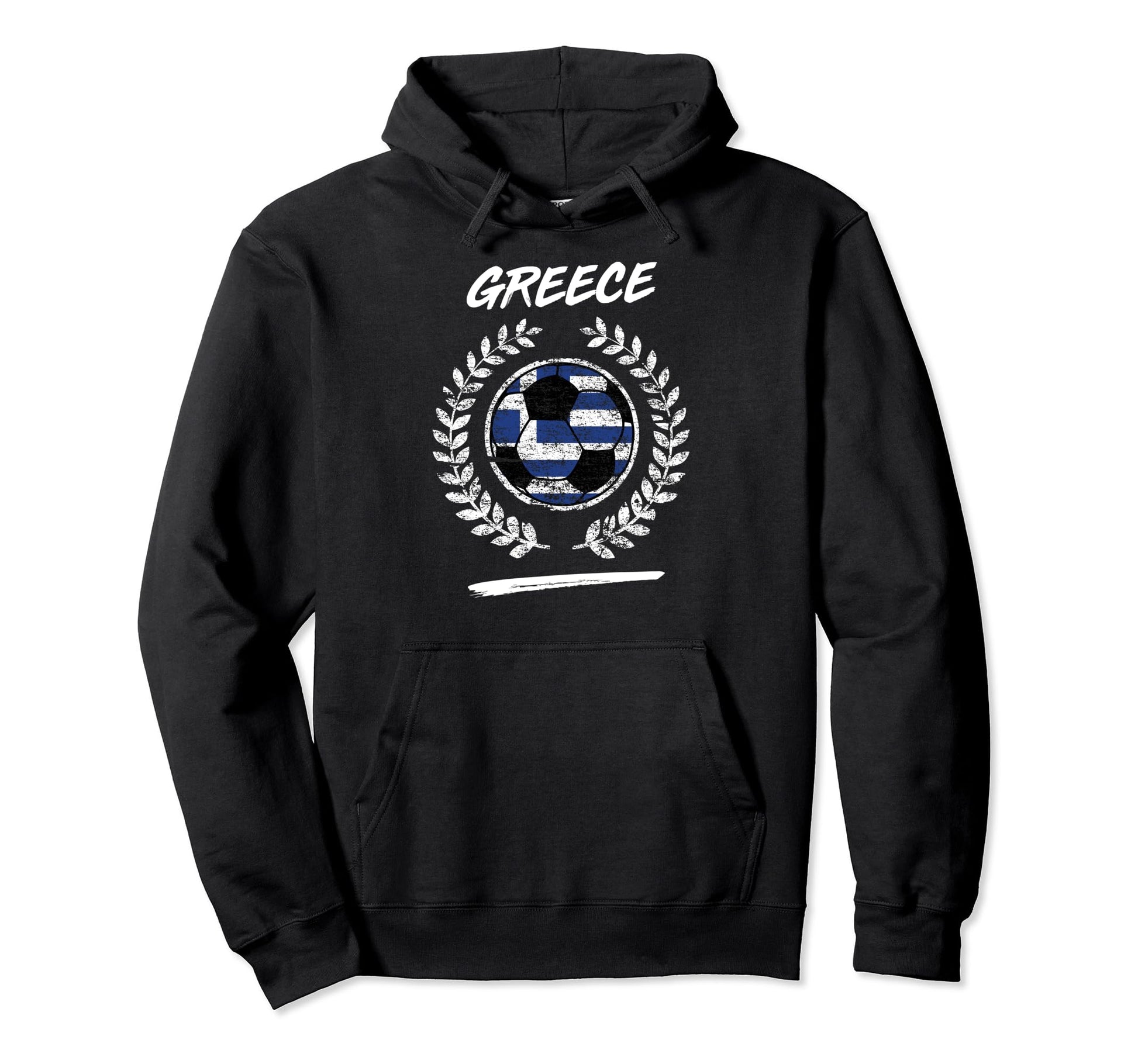 Greece Flag Greek Soccer Team Football Hoodie - Minimalist Print Unisex - T-Shirt, Sweatshirt, Hoodie
