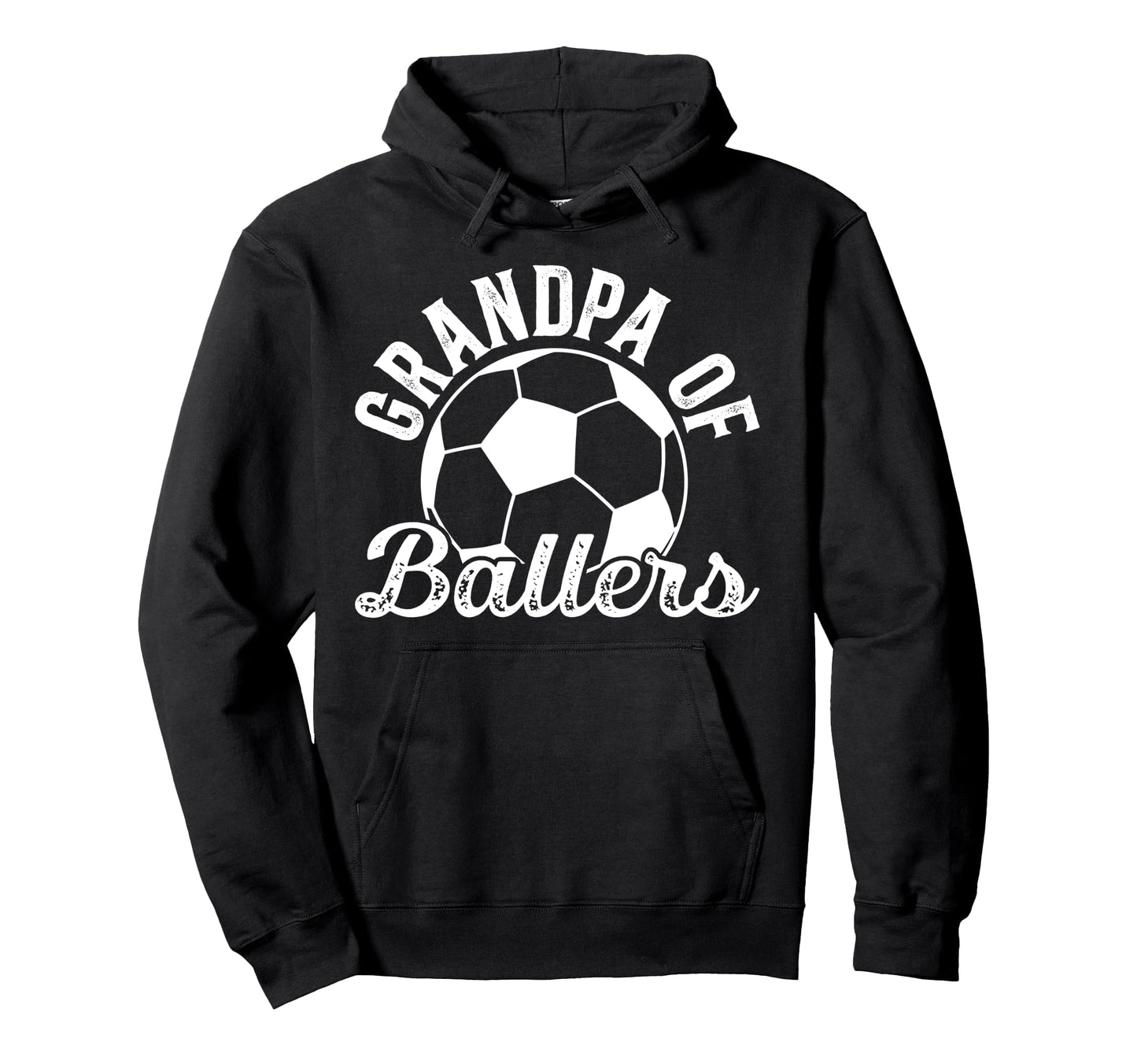 Grandpa Ballers Soccer Grandpa Soccer Hoodie - Novelty Apparel Unisex - T-Shirt, Sweatshirt, Hoodie