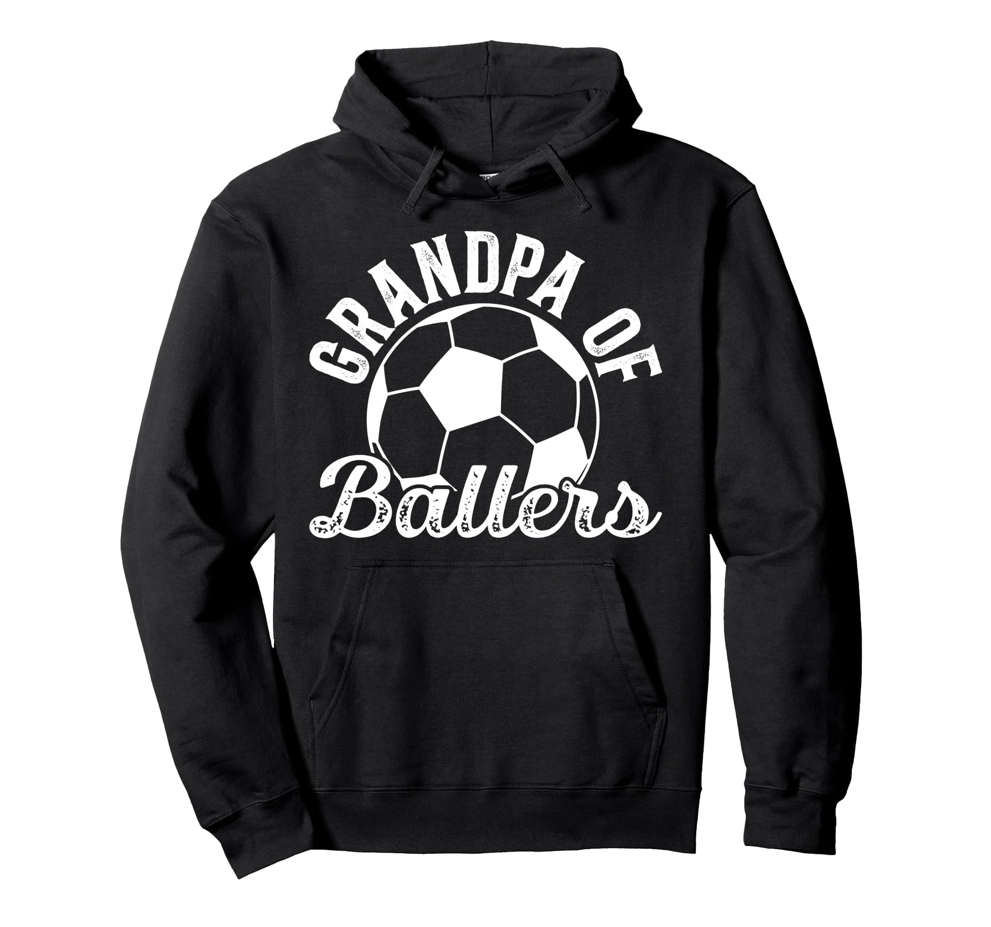 Grandpa Ballers Soccer Grandpa Soccer Hoodie - Novelty Apparel Unisex - T-Shirt, Sweatshirt, Hoodie
