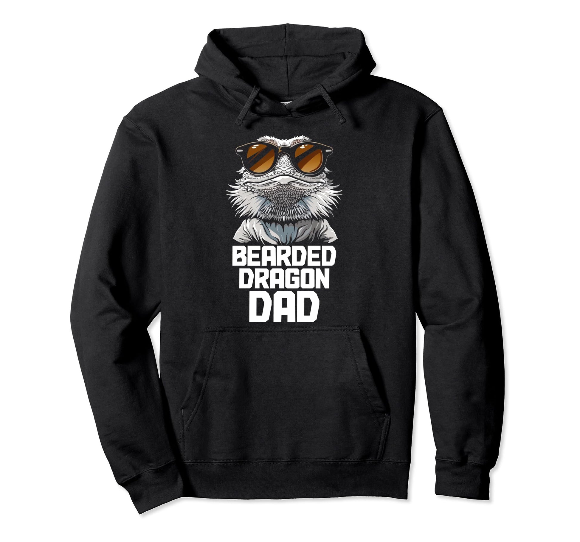 Bearded Dragon Dad Funny Reptile Hoodie - Casual Everyday Wear Unisex - T-Shirt, Sweatshirt, Hoodie