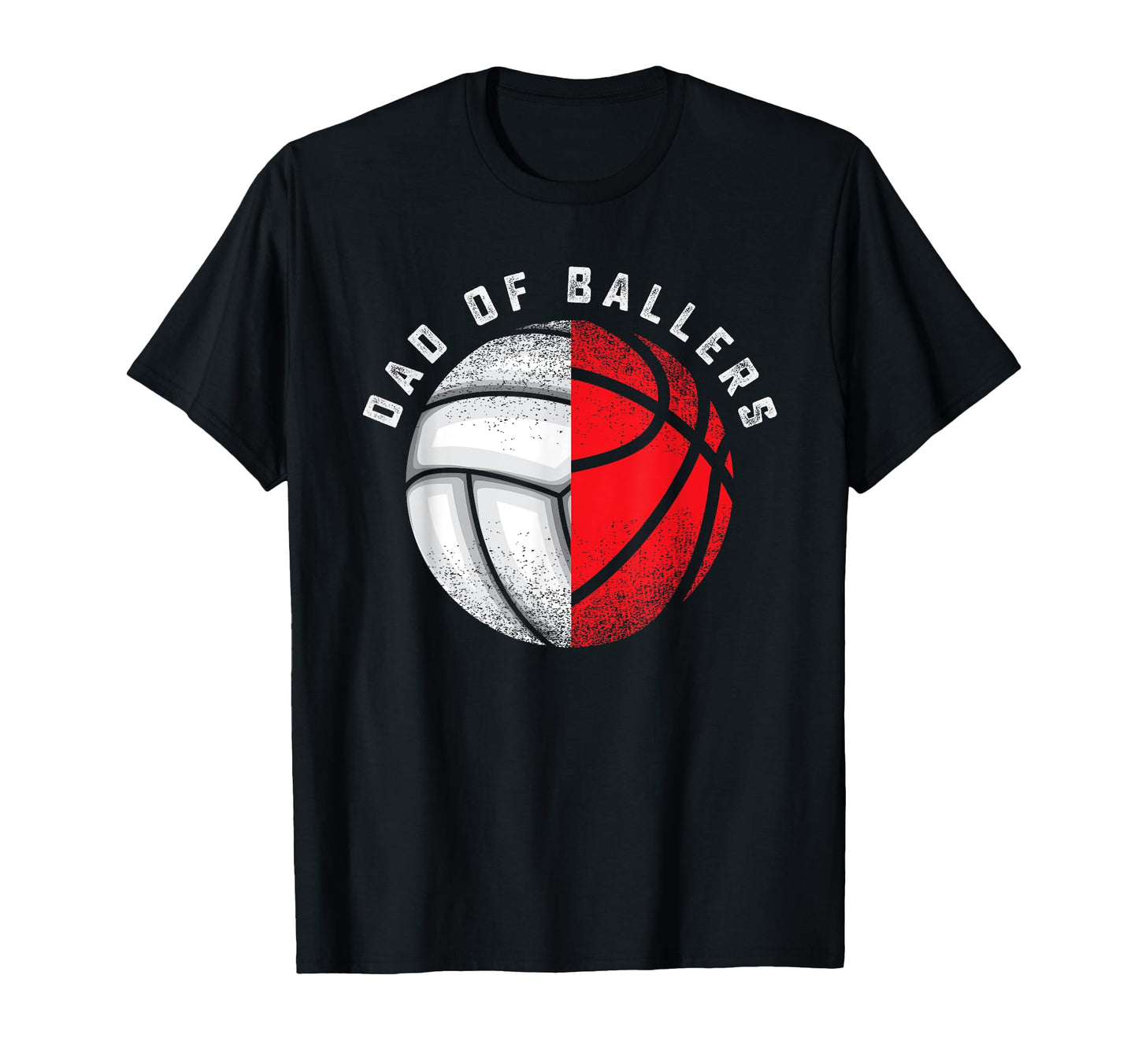 Dad Ballers Funny Volleyball T-Shirt - Custom Art Print for Adults - T-Shirt, Sweatshirt, Hoodie