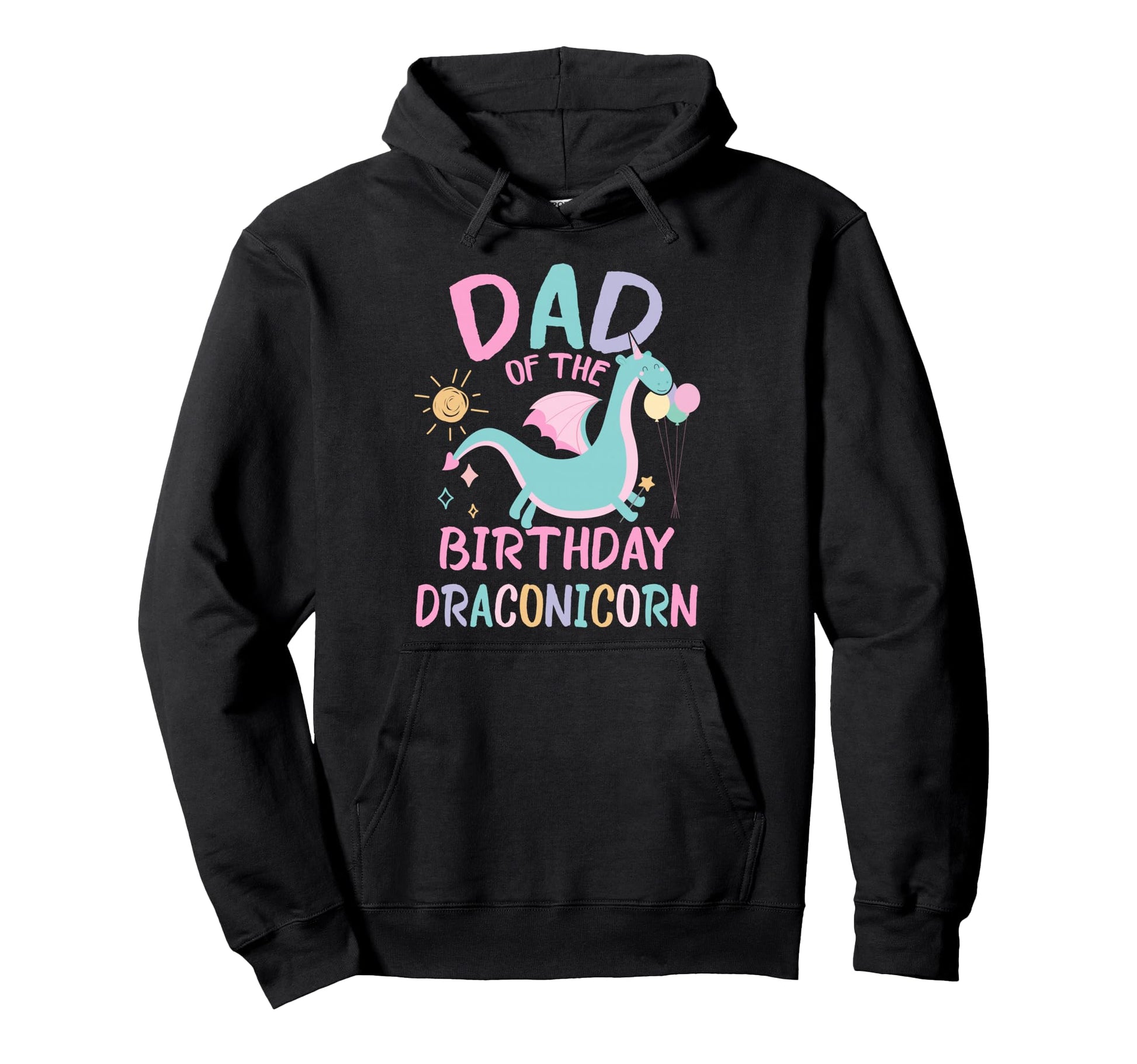 Dad Birthday Dracon Family Matching Hoodie - Custom Art Print for Adults - T-Shirt, Sweatshirt, Hoodie