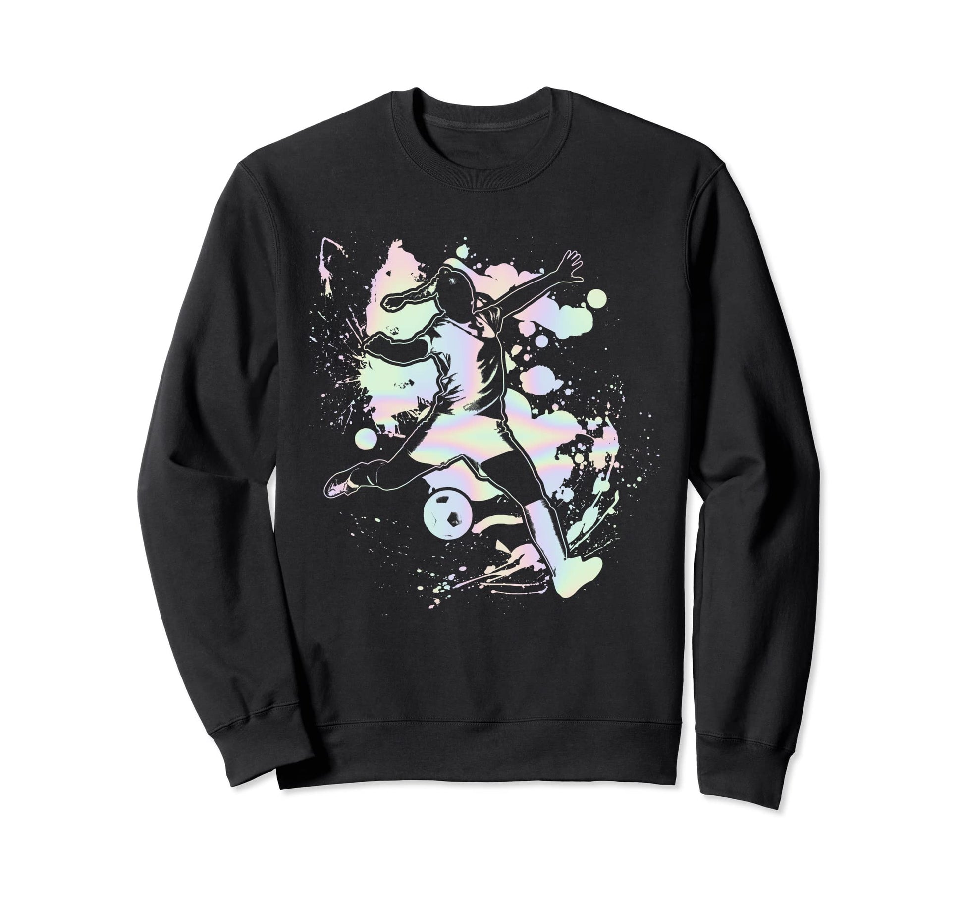 Soccer Player Sweatshirt - Custom Art Print Men Women - T-Shirt, Sweatshirt, Hoodie