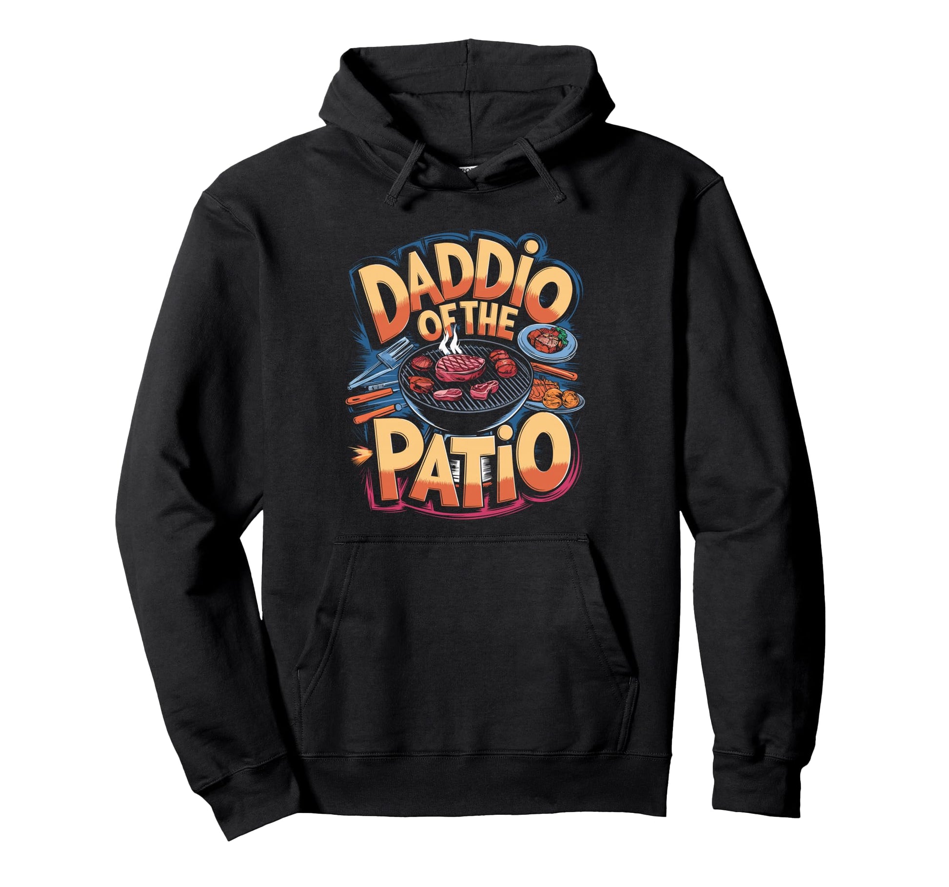 Grill Dad Backyard Chef Hoodie - Custom Art Print Unisex - T-Shirt, Sweatshirt, Hoodie