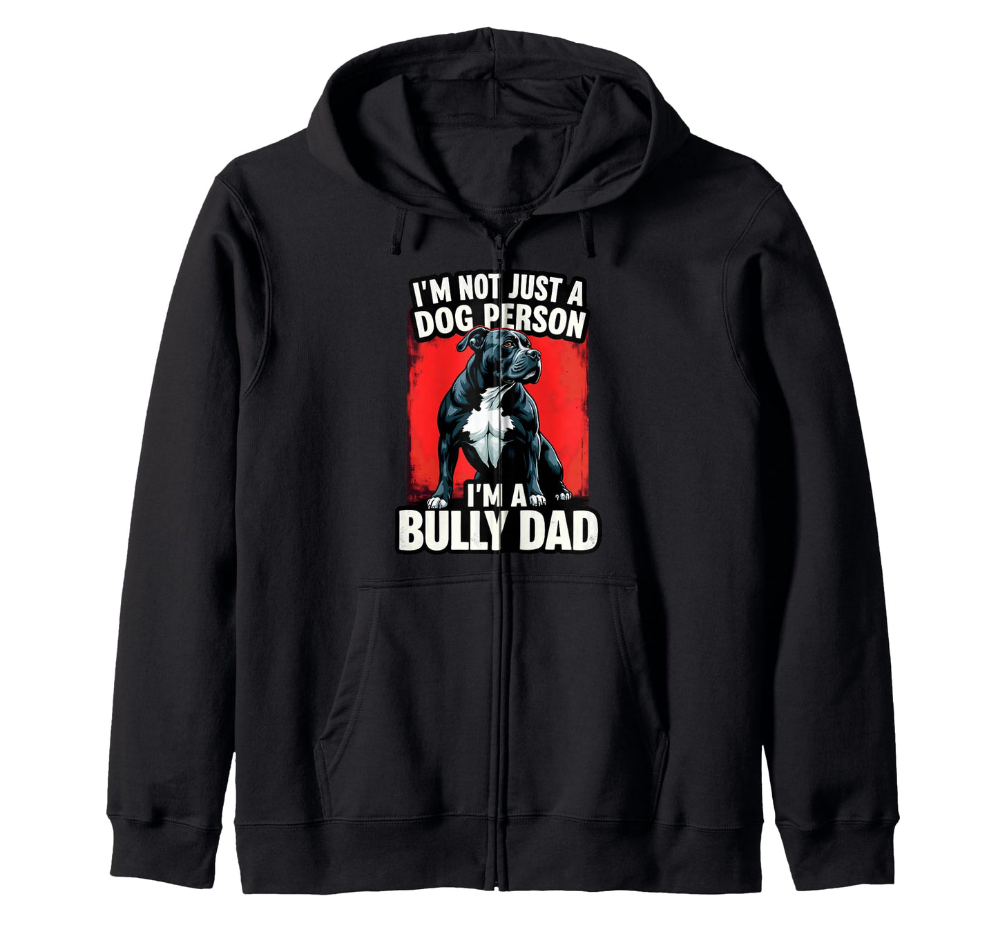 American Bully Dog Dad Fathers Day T-Shirt - Casual Everyday Wear Unisex - T-Shirt, Sweatshirt, Hoodie